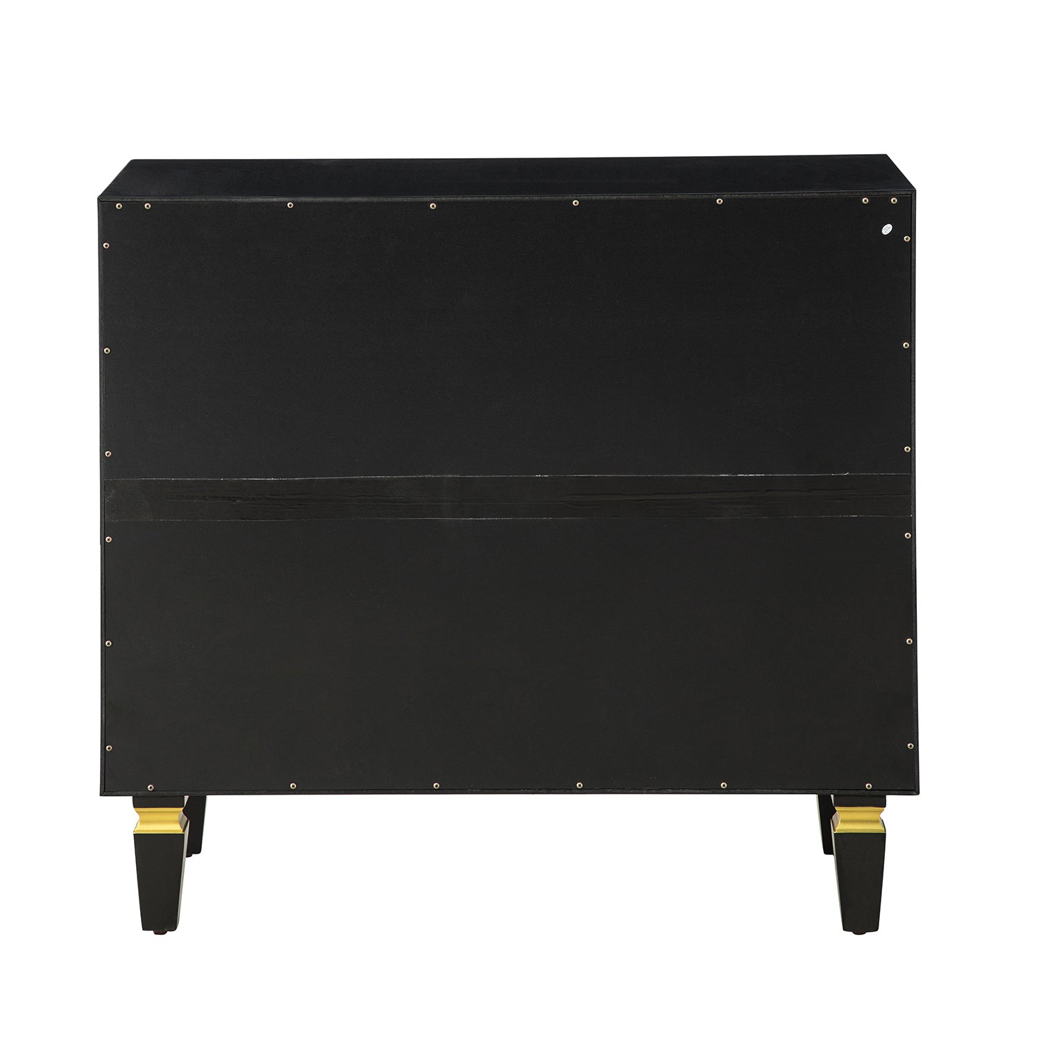 Charissa 34'' Tall 3 - Drawer Accent Chest BLACK