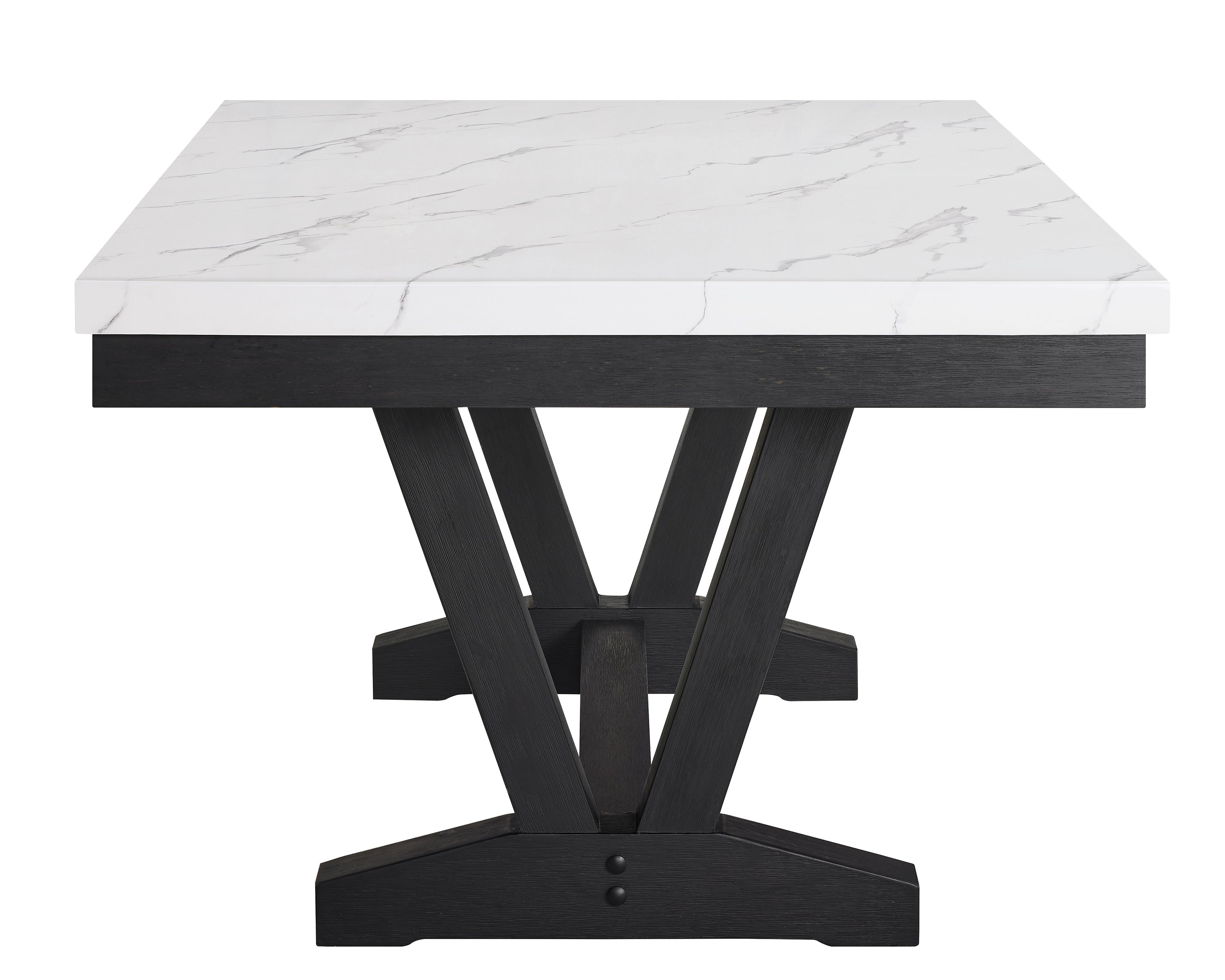 Vance Faux Marble Dining Table, view 2