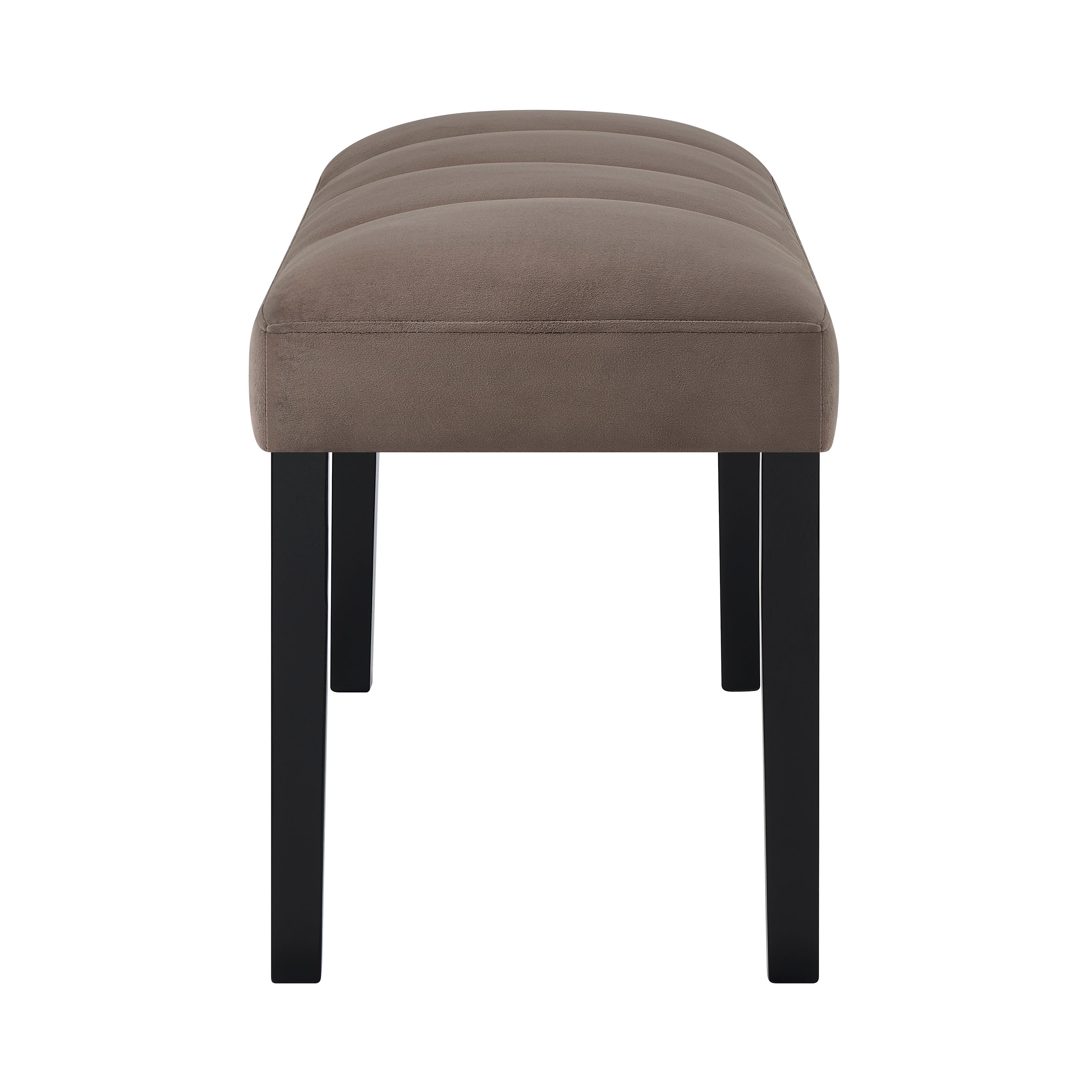 Vega Taupe Dining Bench, view 2