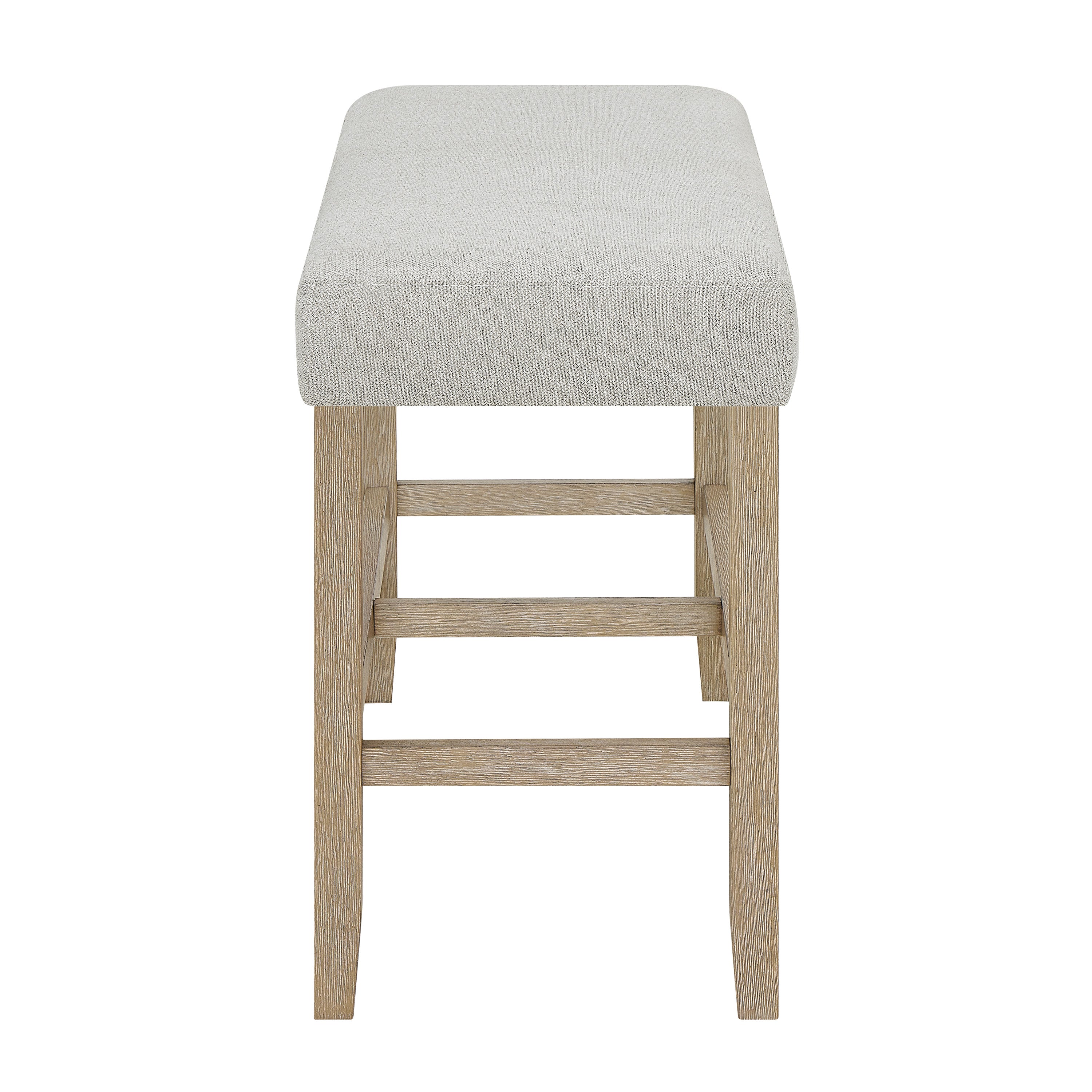 Hazel Gray Counter Height Dining Bench, view 2