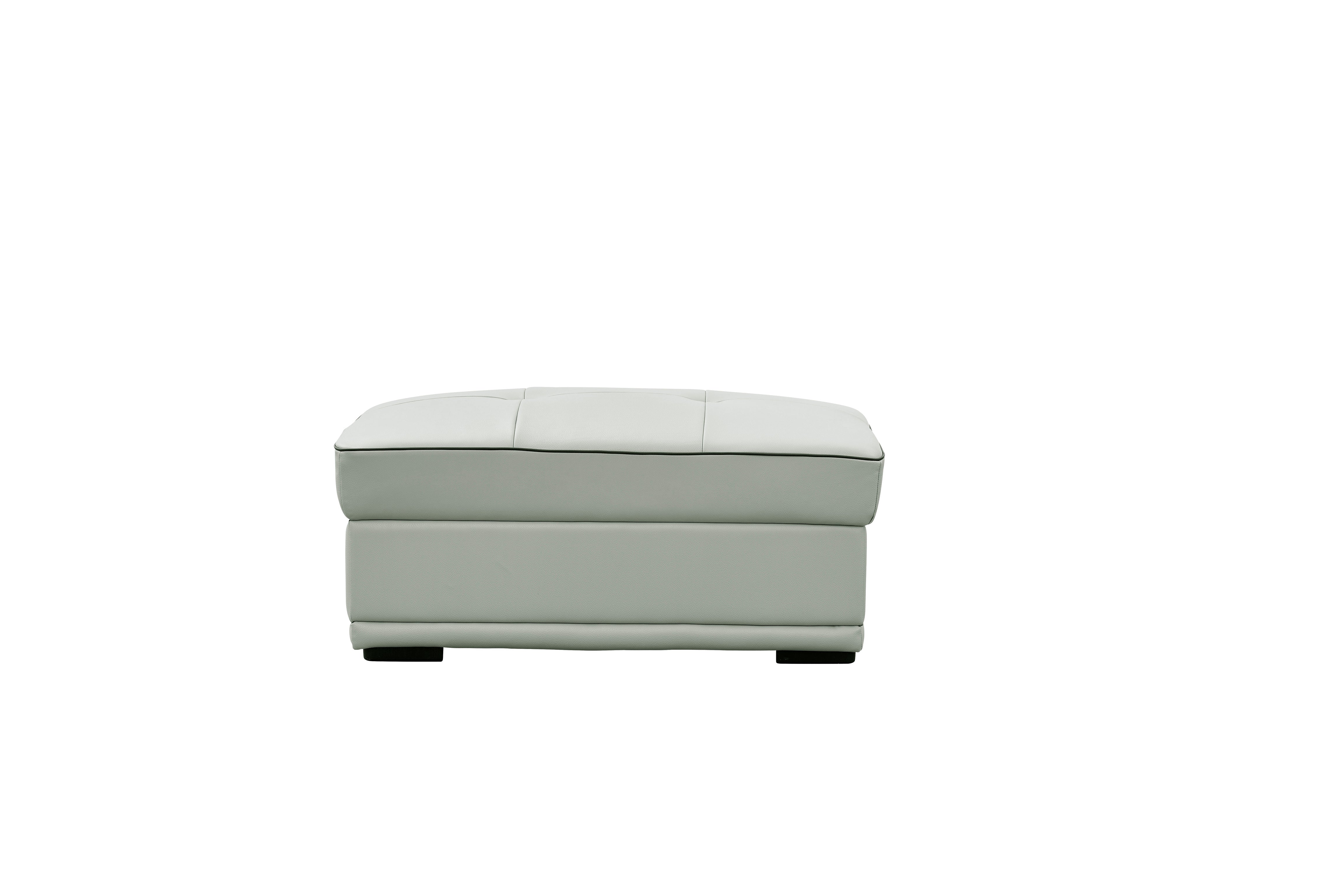 Arlet Gray Italian Leather Match Smart Sectional, view 7