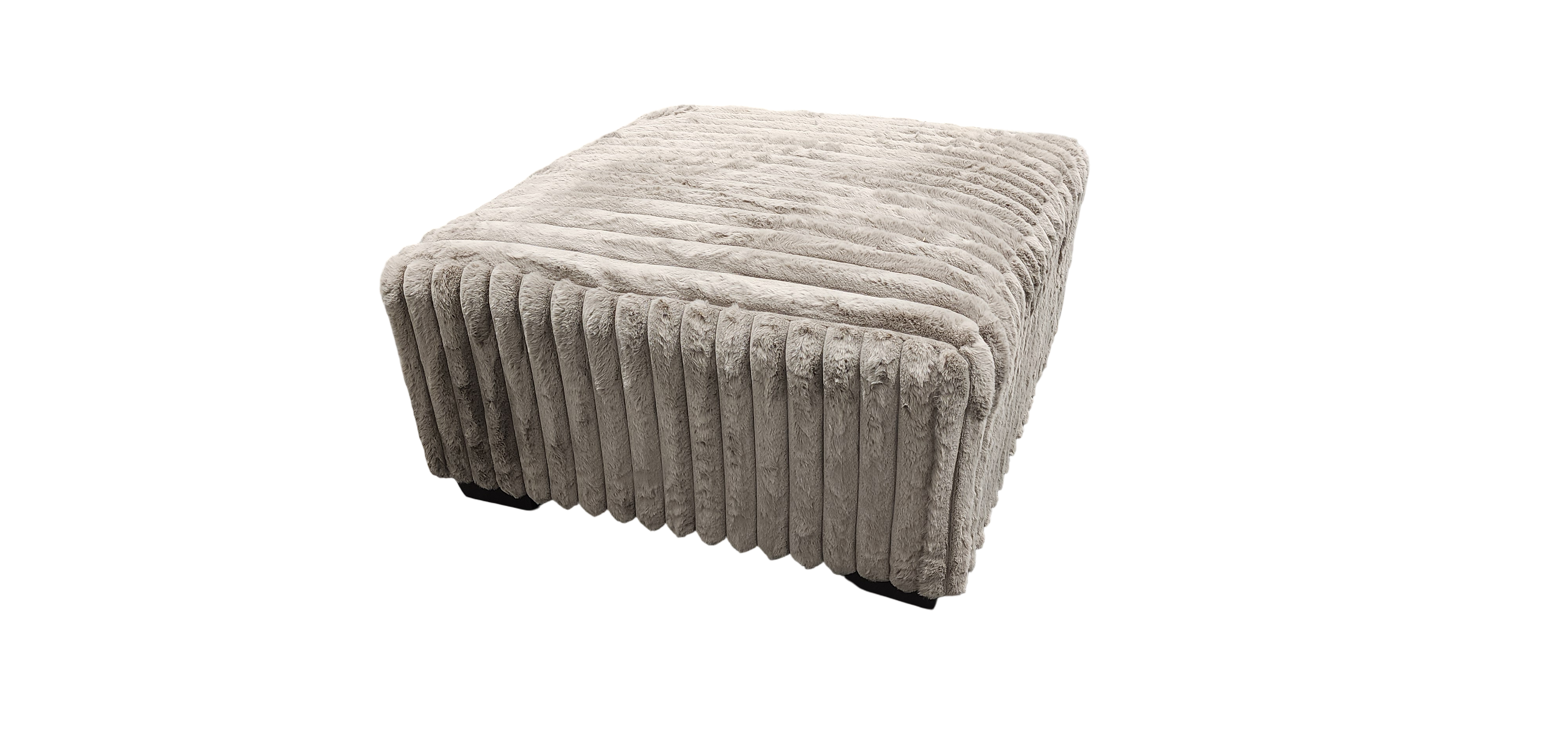Texan Mocha Oversized Corduroy Sectional with Chaise, view 2