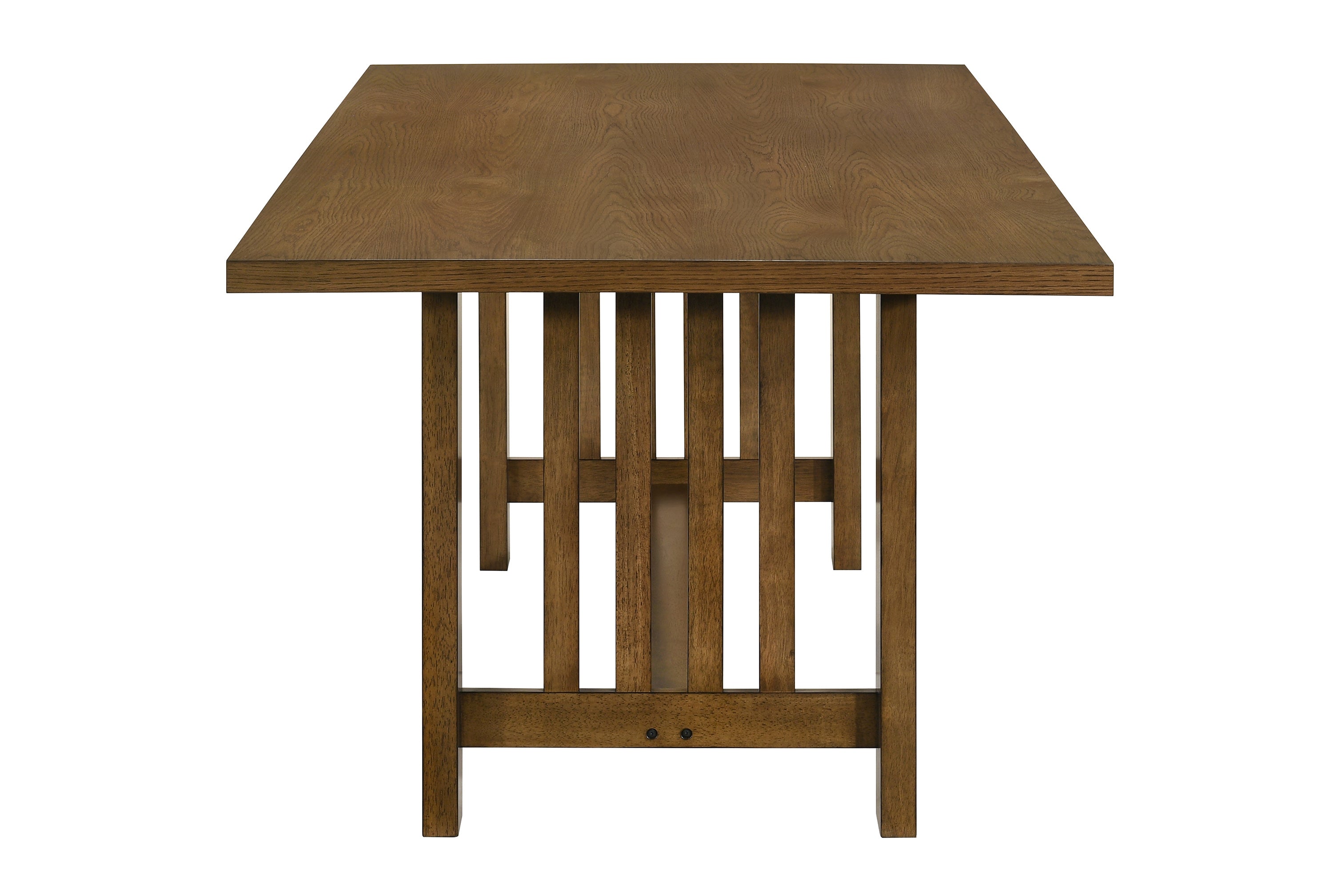 Glendale Honey Oak Mission-Style Dining Table, view 2