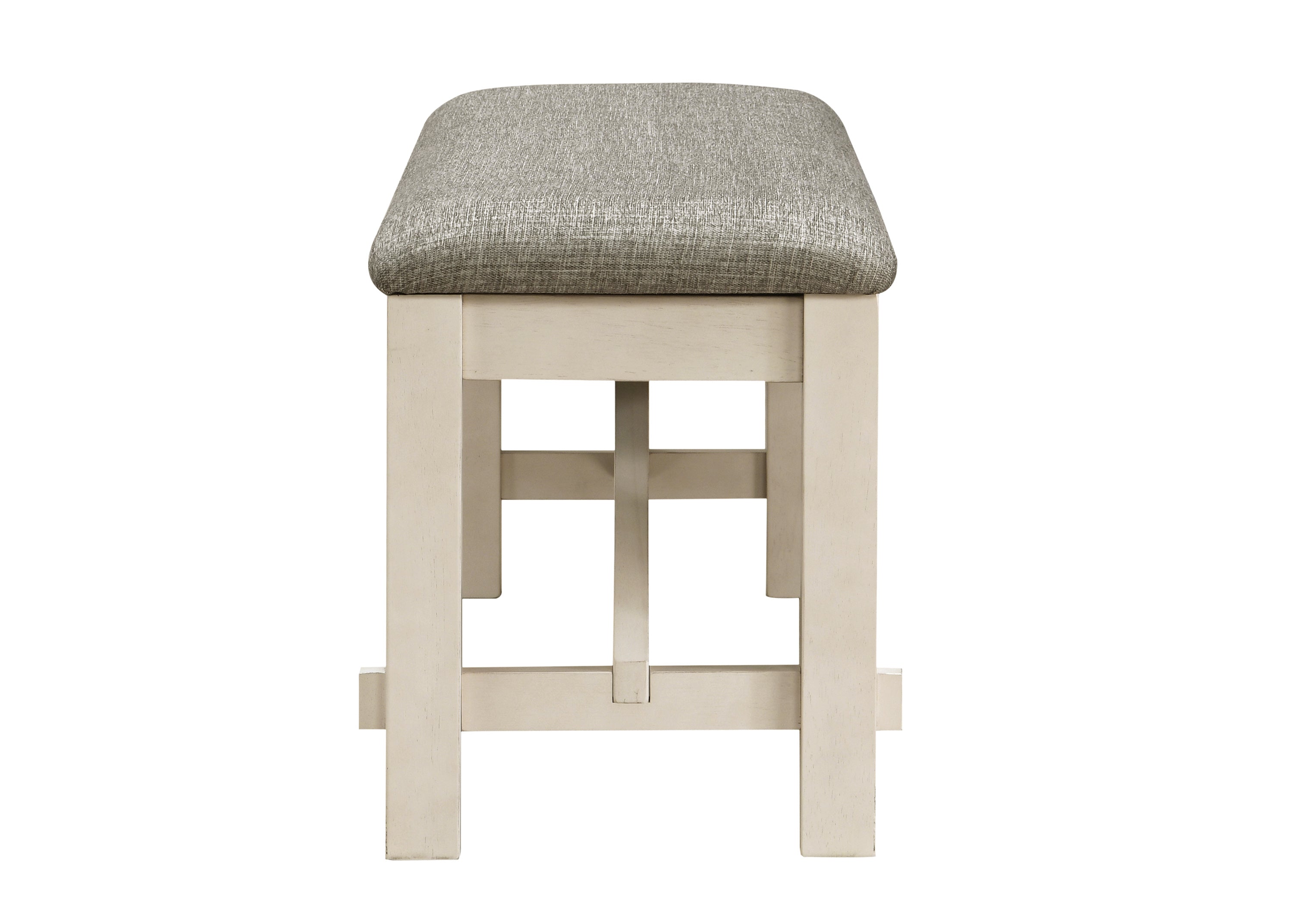 Maribelle Gray Dining Bench, view 2