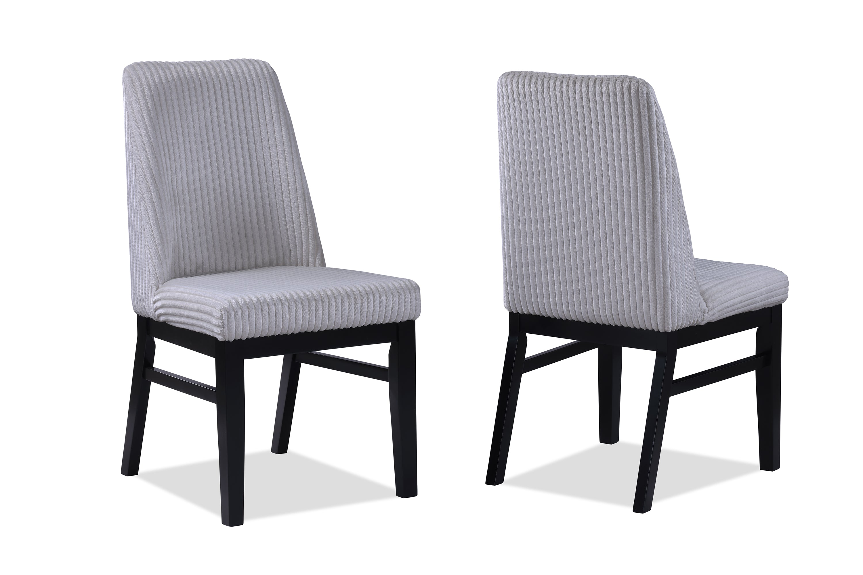 Hadley Light Gray Side Chairs, Set of 2, view 2