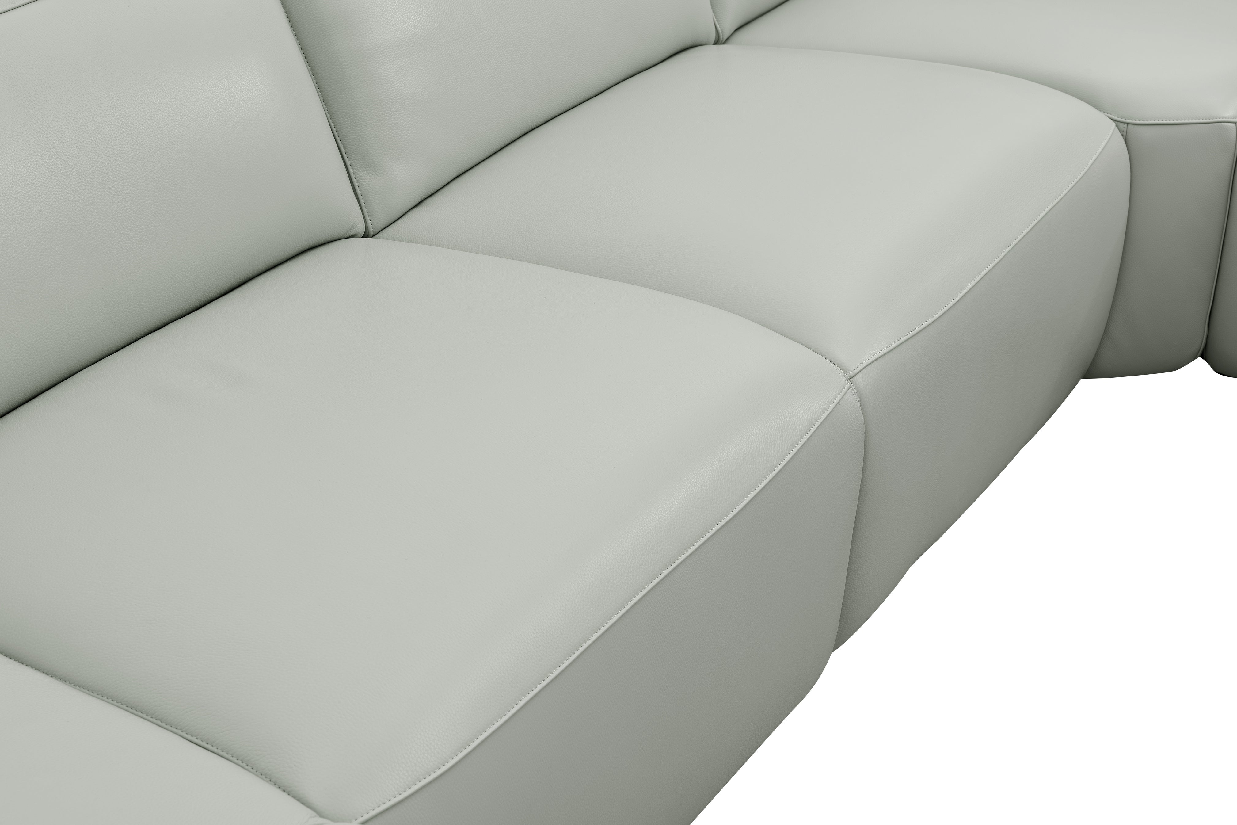 Noel Gray Italian Leather Match Power Reclining Sectional with Chaise, view 9