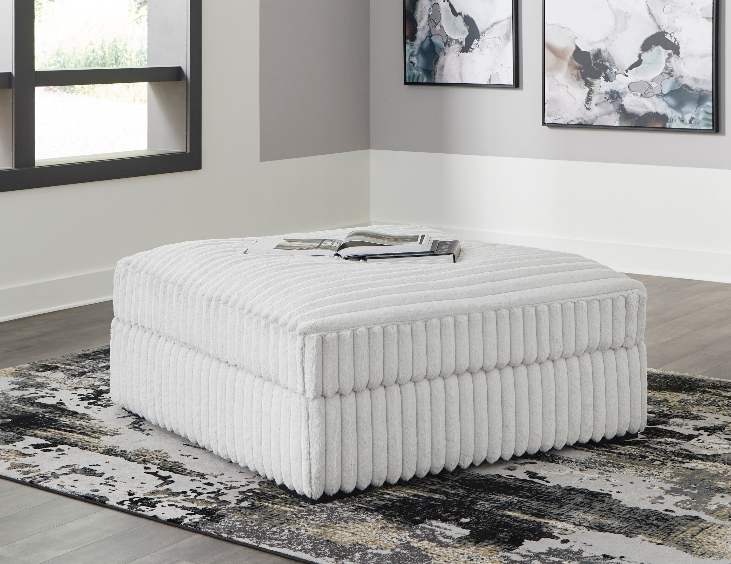 Ashley Stupendous Alloy Jumbo Cord Sectional with Chaise, view 2