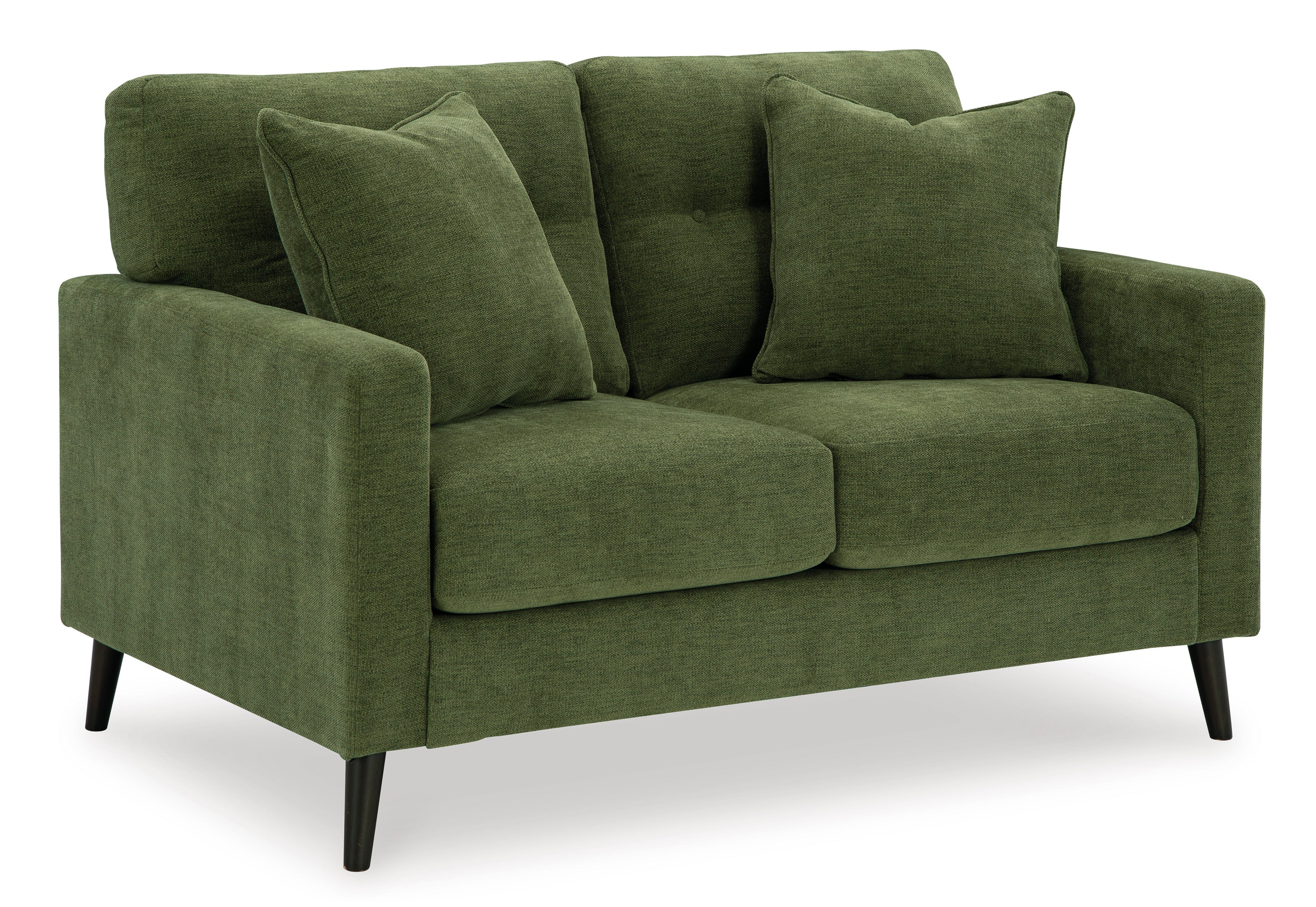 Ashley Bixler Olive Mid-Century Sofa and Loveseat Set, view 3
