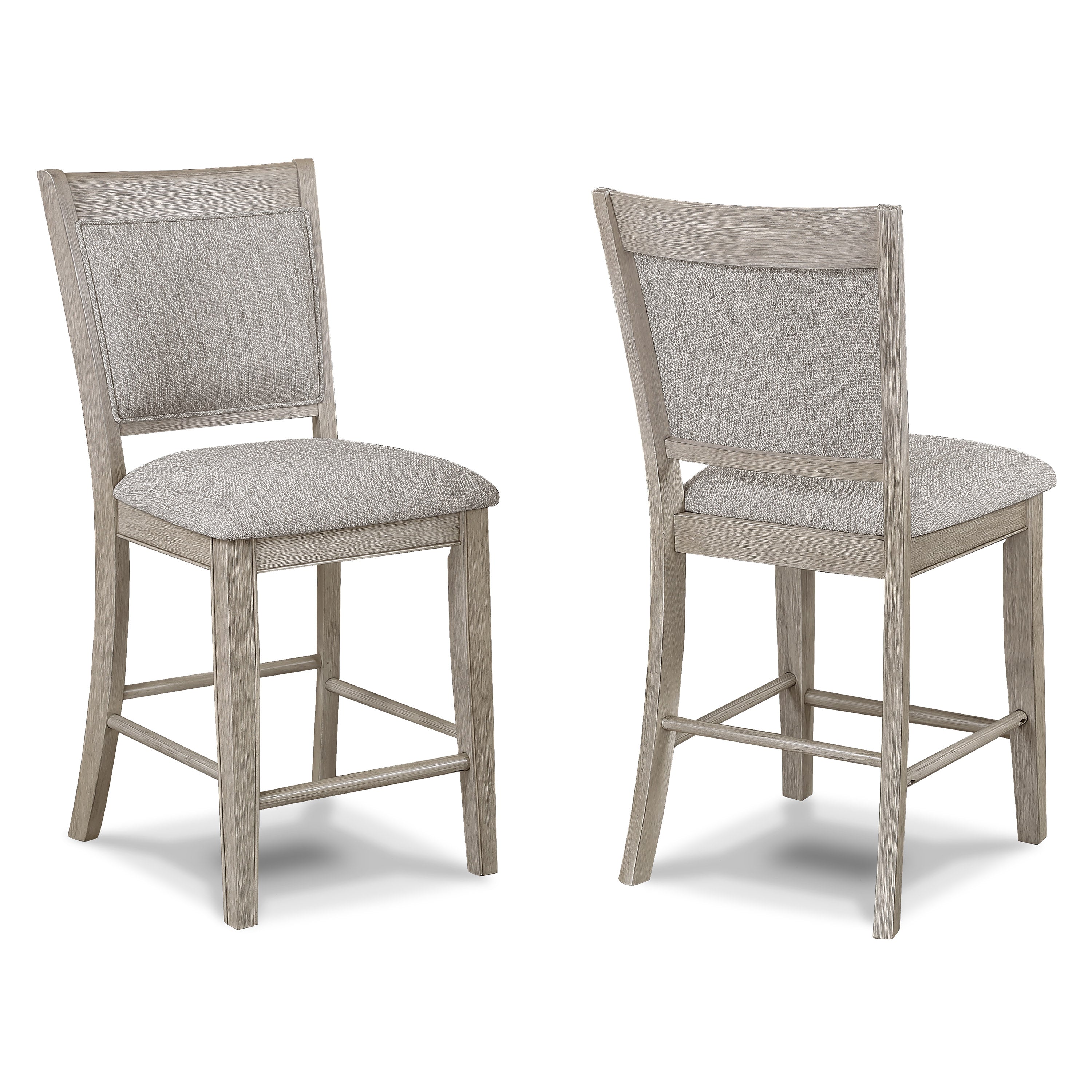 Fulton Beige Counter Height Chairs, Set of 2