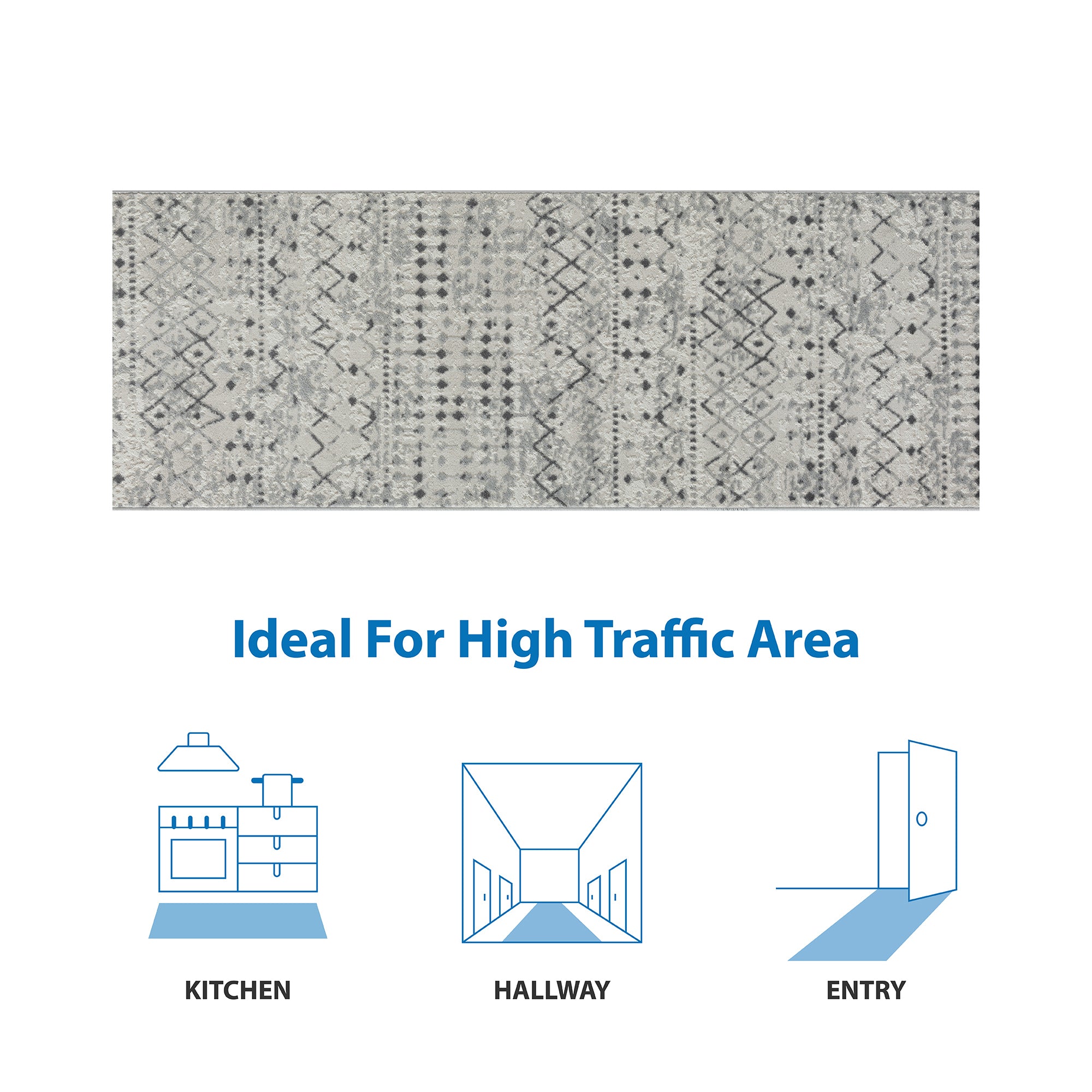Moroccan Global Woven Area Rug