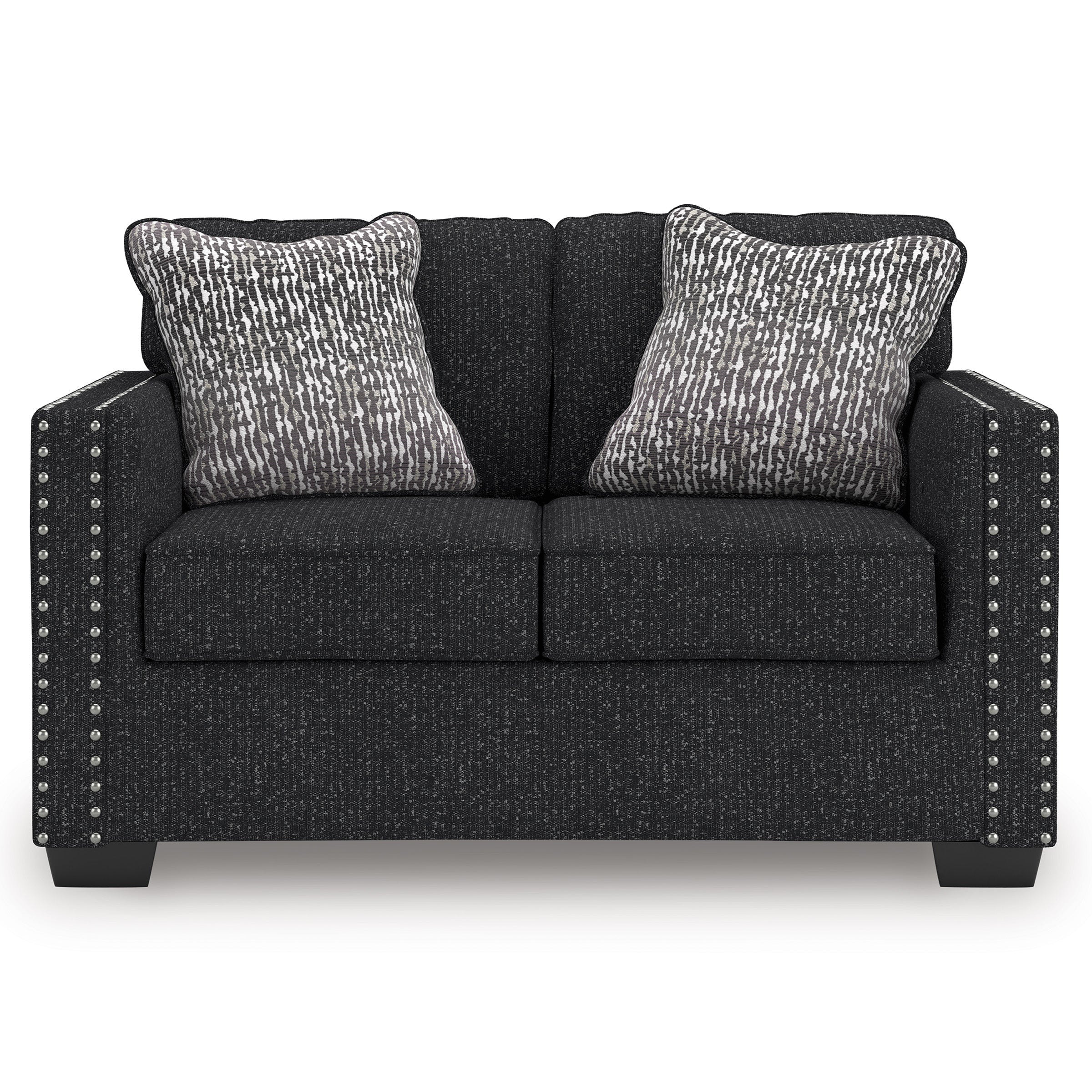 Ashley Jasmine Peaks Coal Sofa and Loveseat Set with LED Lights, view 3