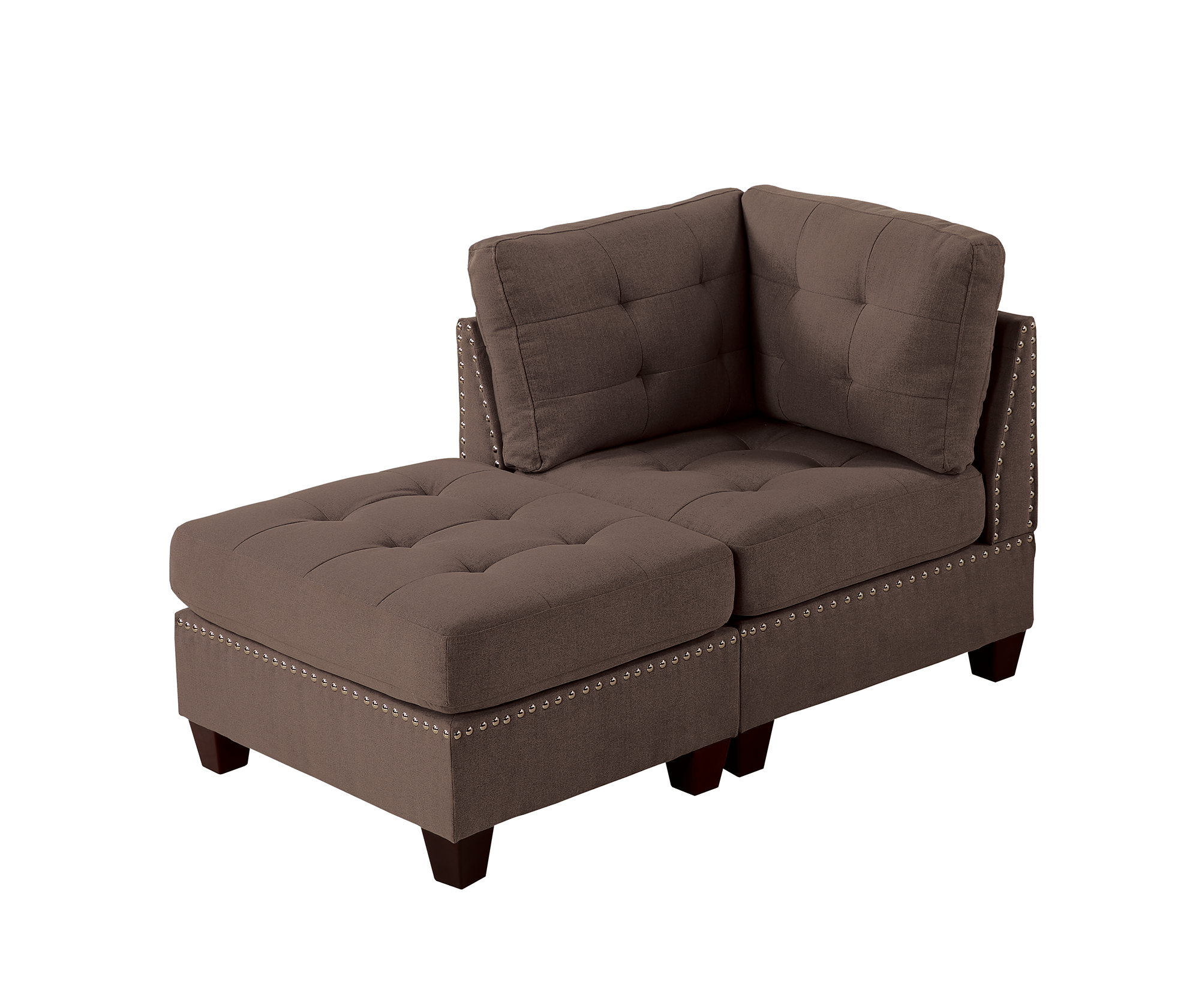 2PC in Black Coffee MODULAR SET
