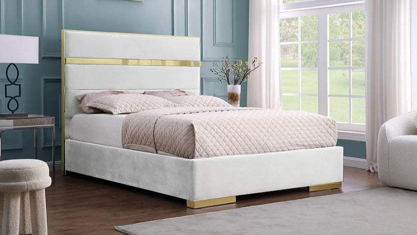 Cartier Ivory Bed with Gold Trim