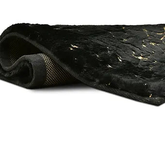 Rabbit Black/Gold 5x7 Area Rug, view 2