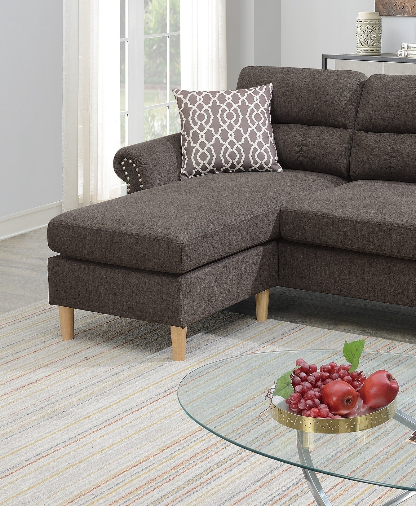Tan Reversible Sectional