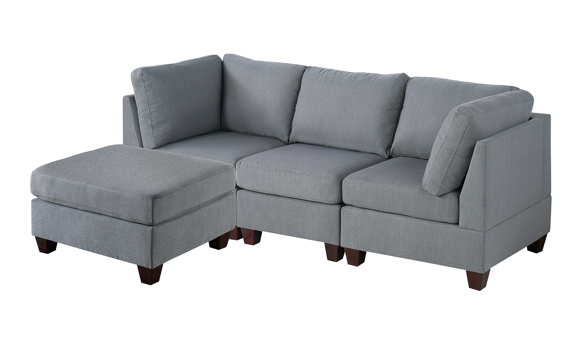4PC Gray MODULAR SET