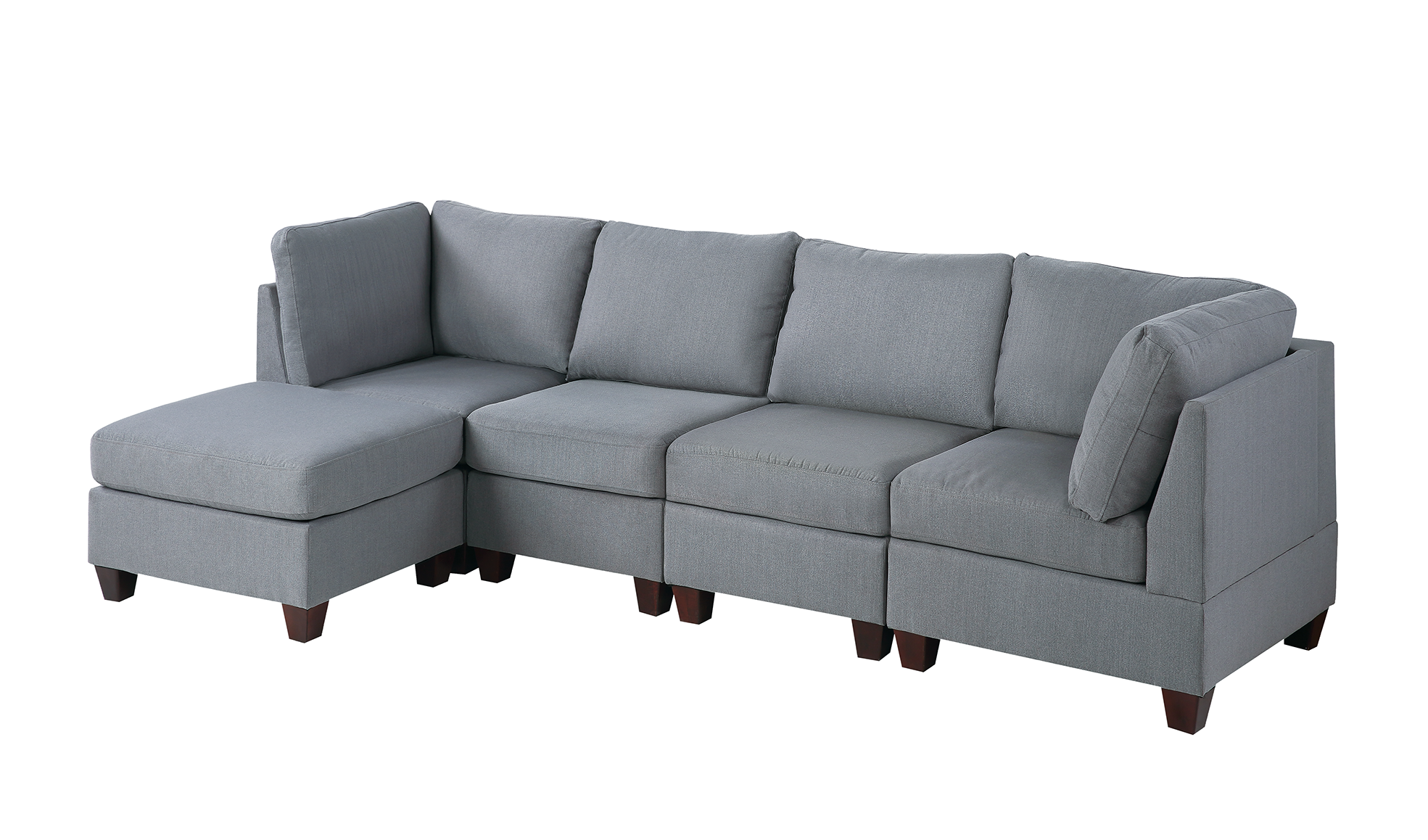 5PC GRAY MODULAR SET