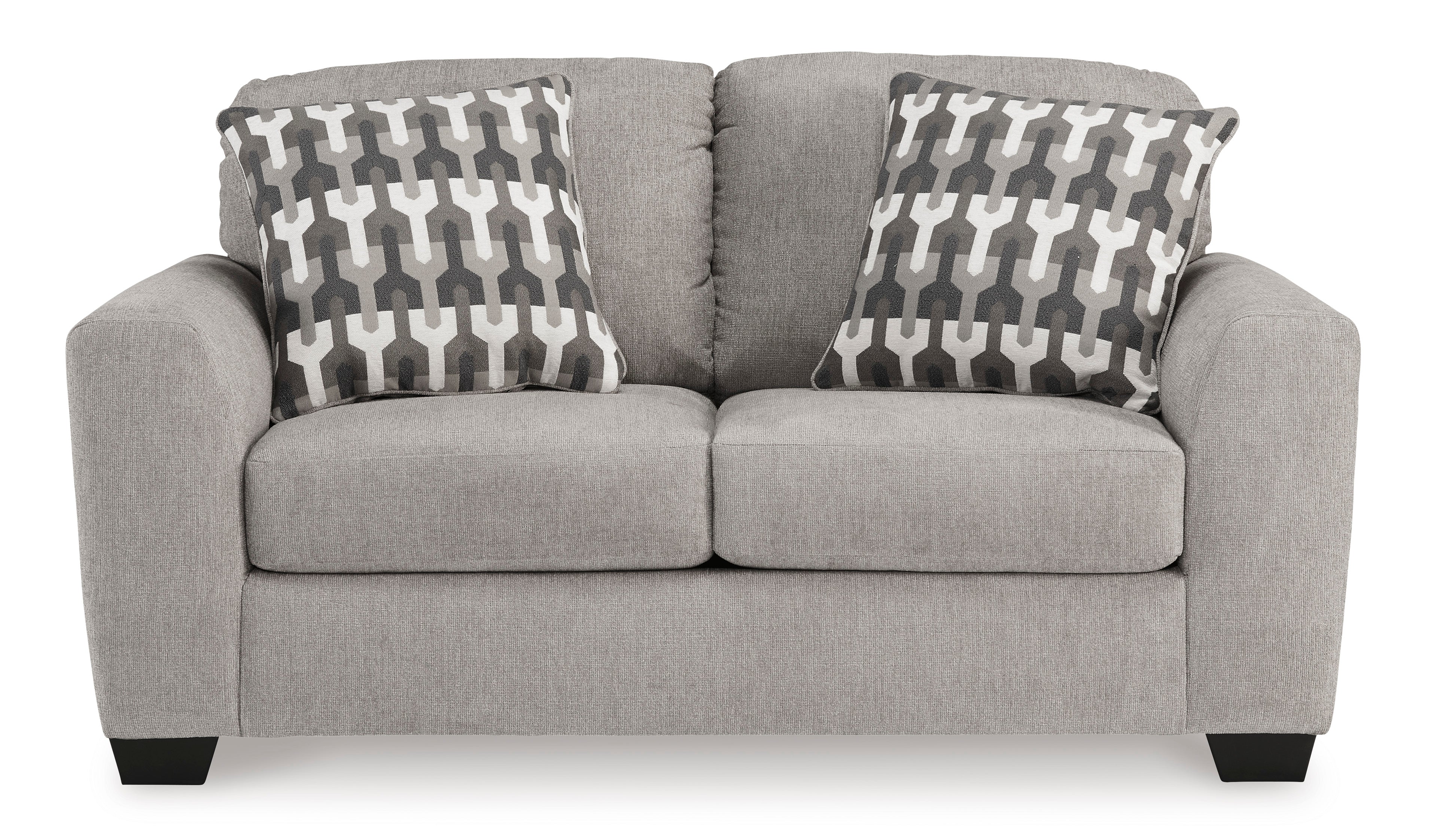 Ashley Avenal Flannel Textured Sofa and Loveseat Set, view 3