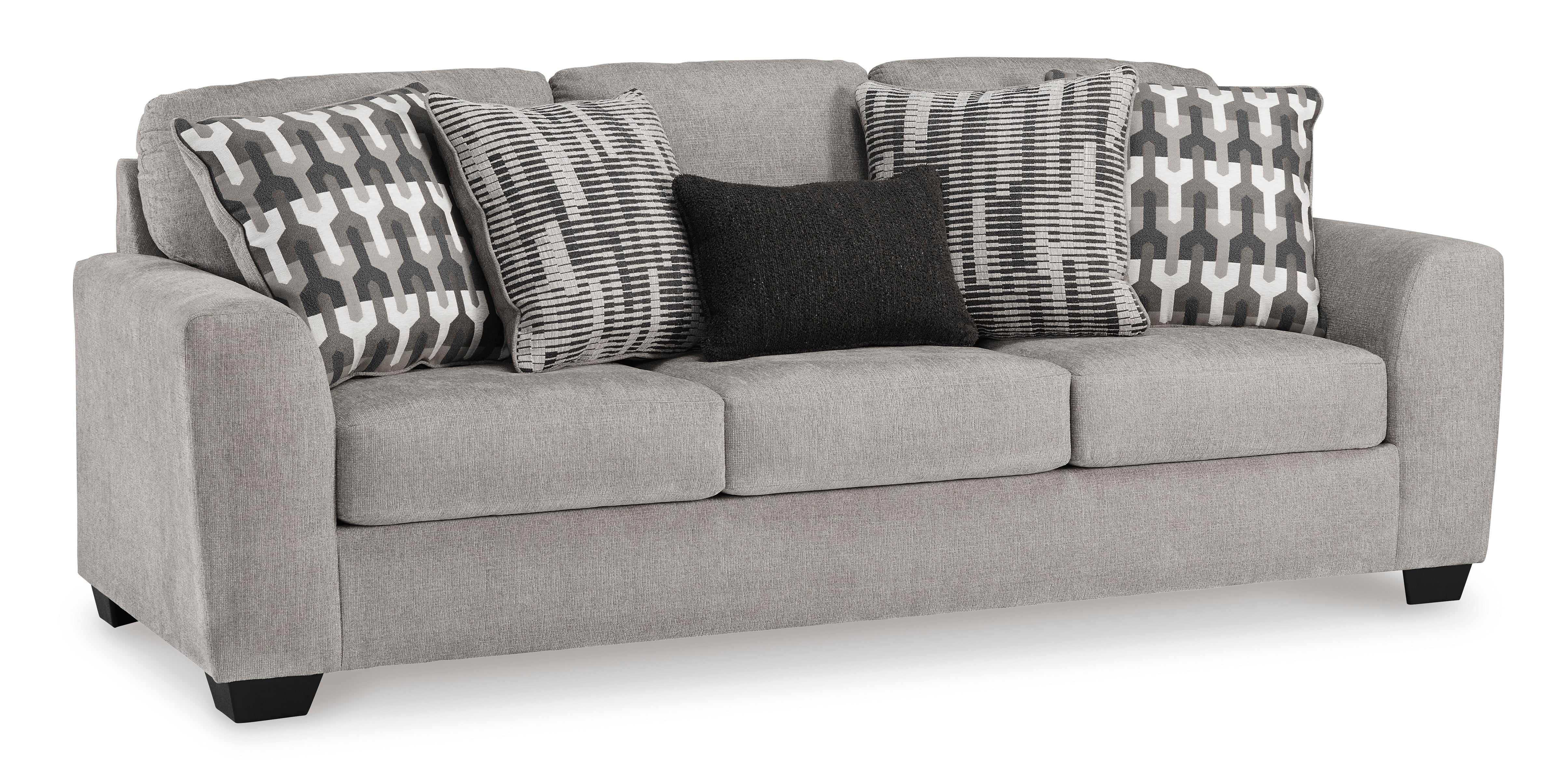 Ashley Avenal Flannel Textured Sofa and Loveseat Set, view 2