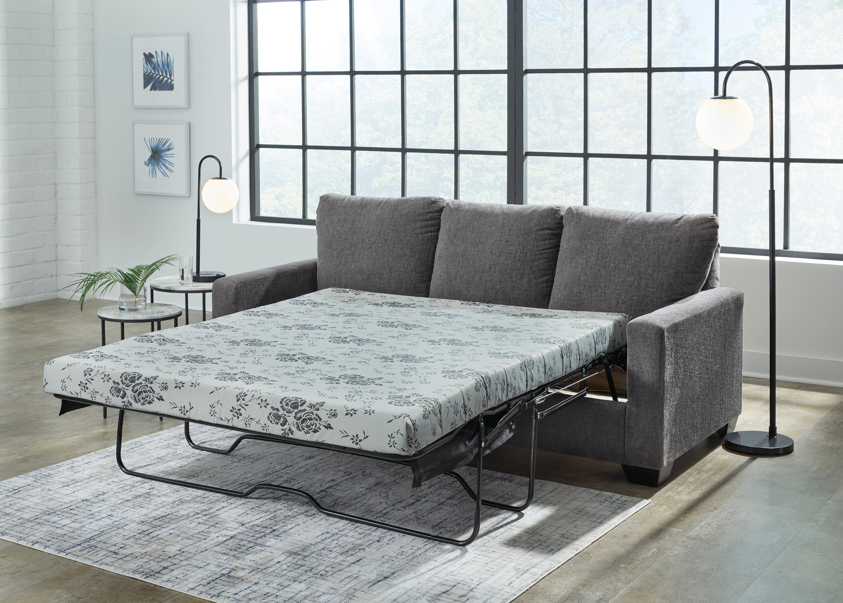 Ashley Rannis Pewter Queen Sofa Sleeper, view 4
