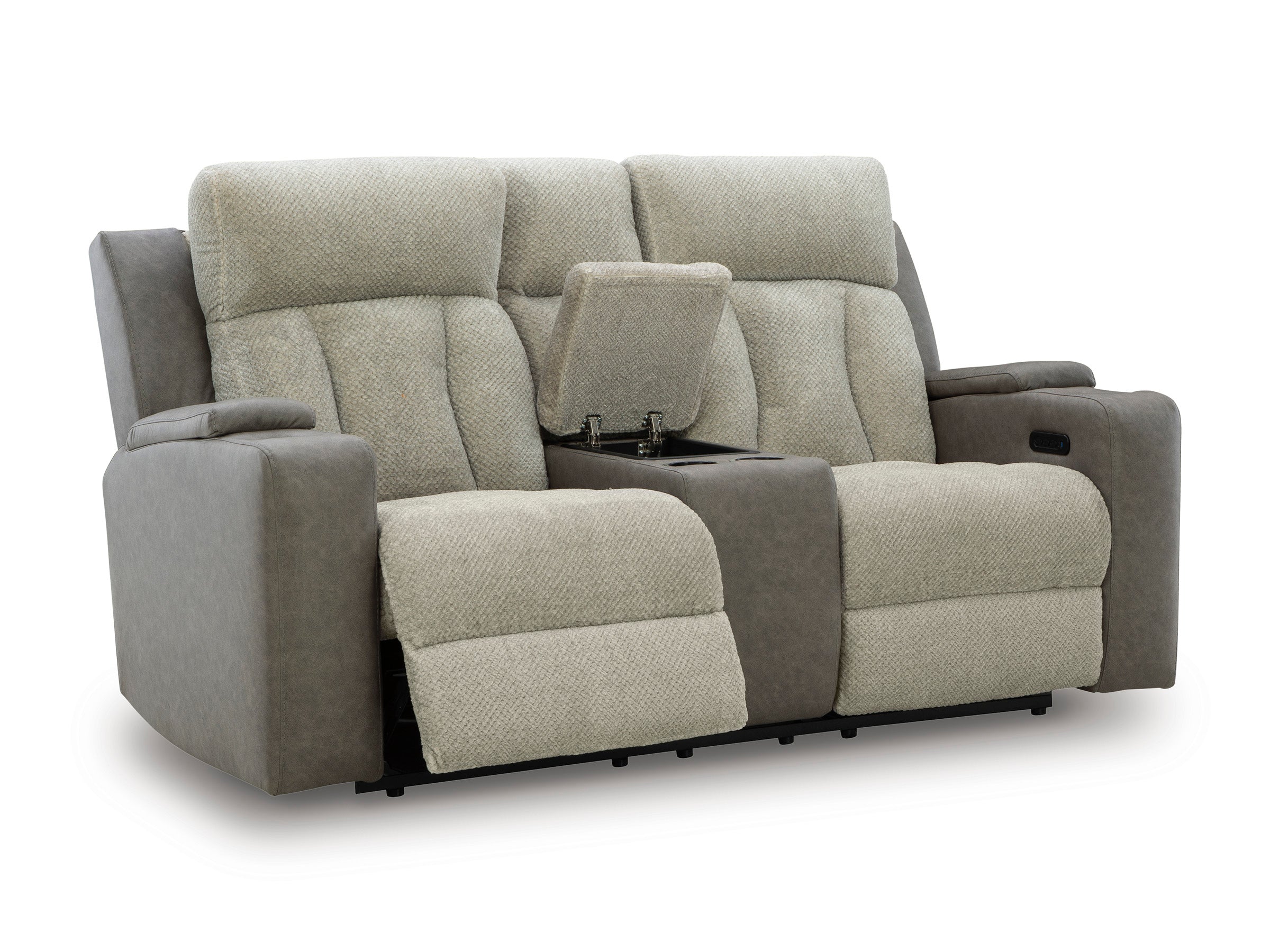 Ashley WhipLash Sisal Power Reclining Set with Heat and Massage, view 7