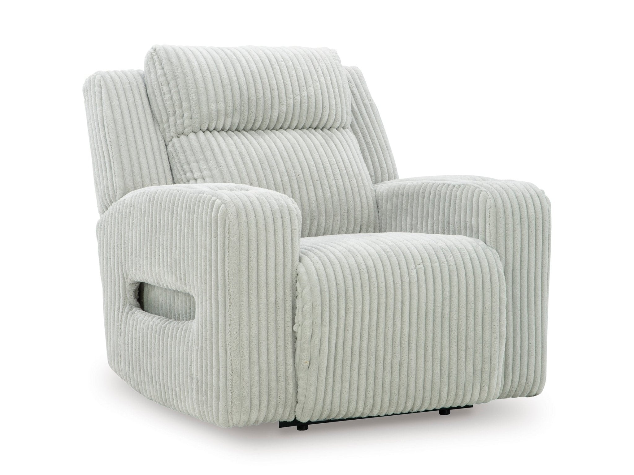 Ashley Forest Light Gray Corduroy Power Reclining Set with LED Lights, view 9