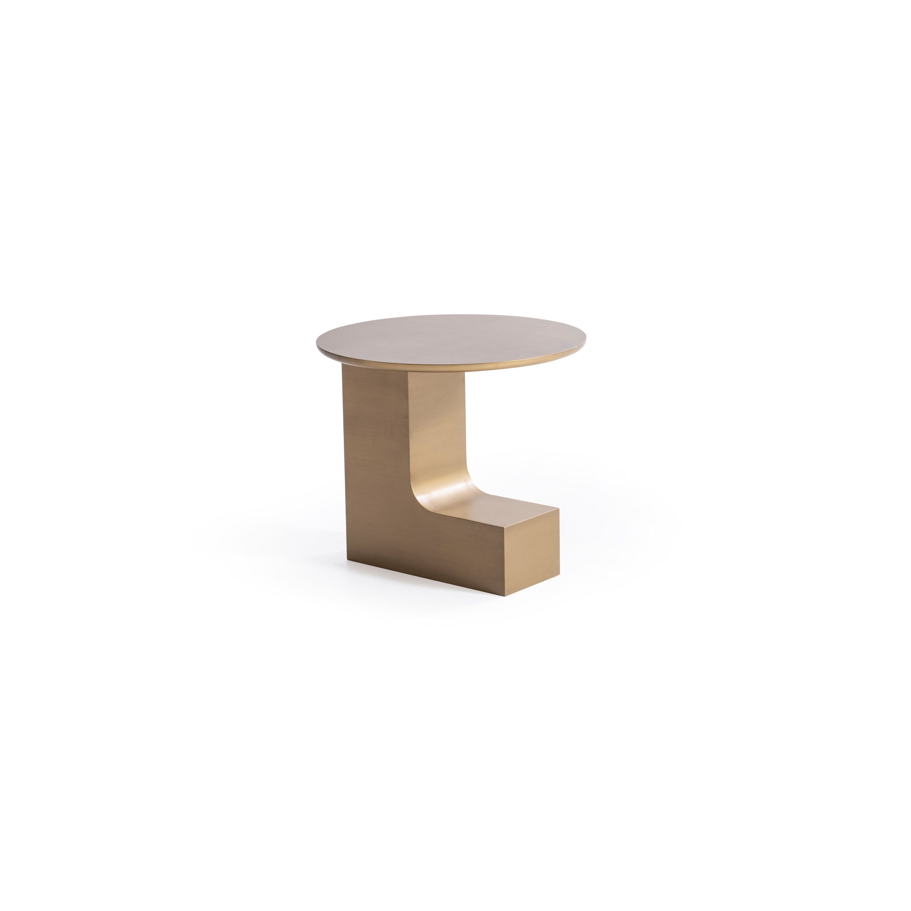 Gold Coffee Table with End Table, view 6