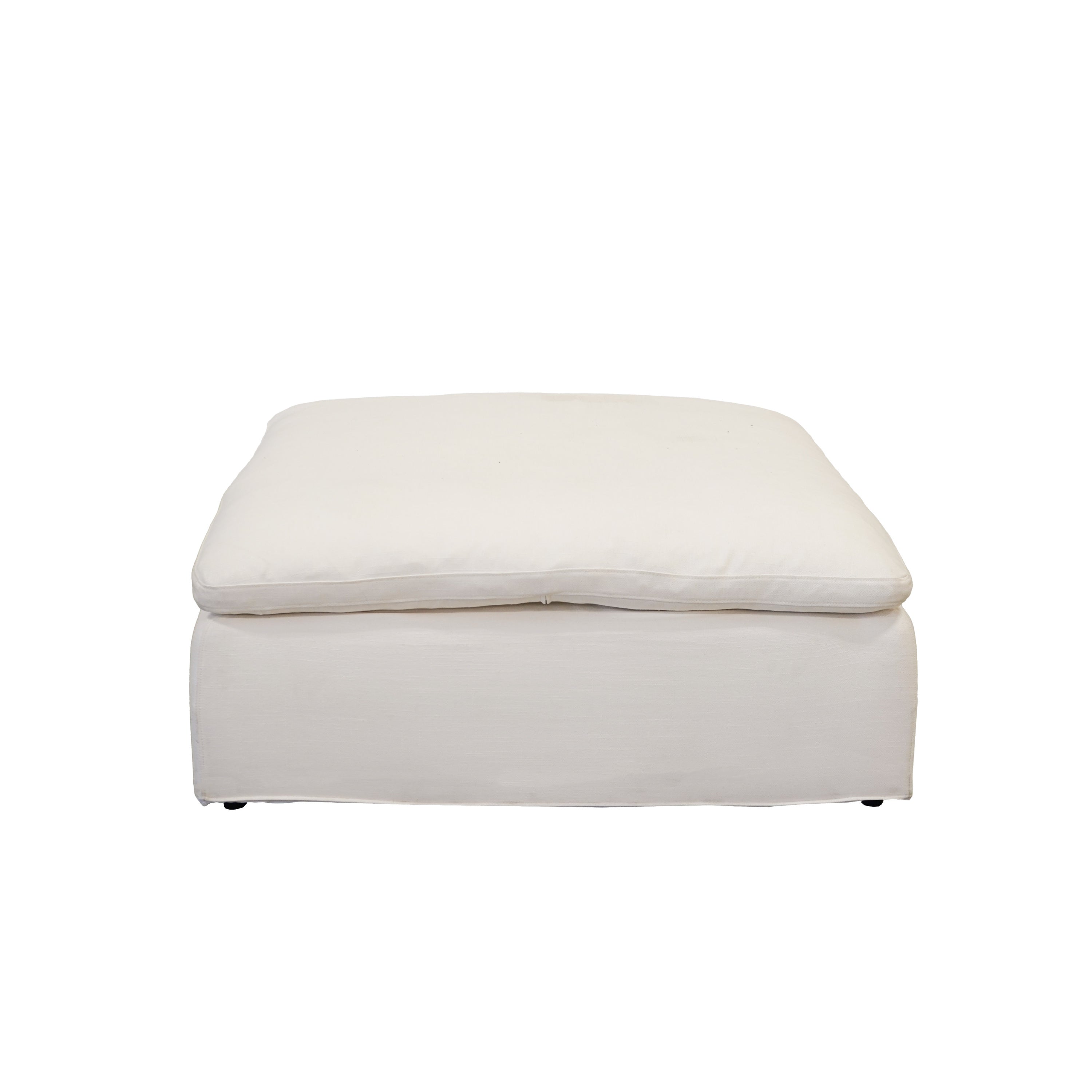 Harper Petite White Sectional - 5 Seat L Shaped Configuration