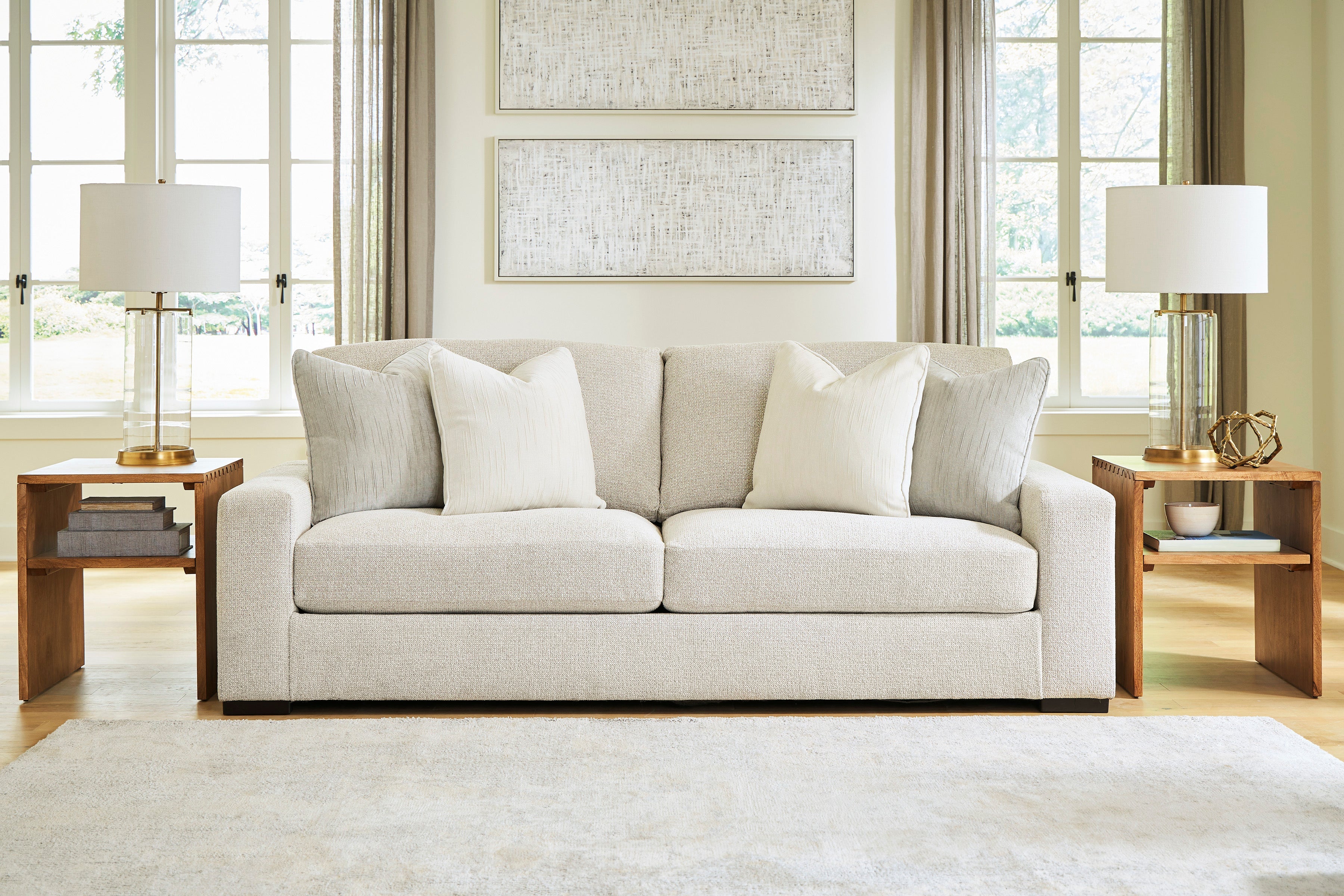 Ashley Conlee-Pike Linen Boucle Sofa and Loveseat Set, view 4