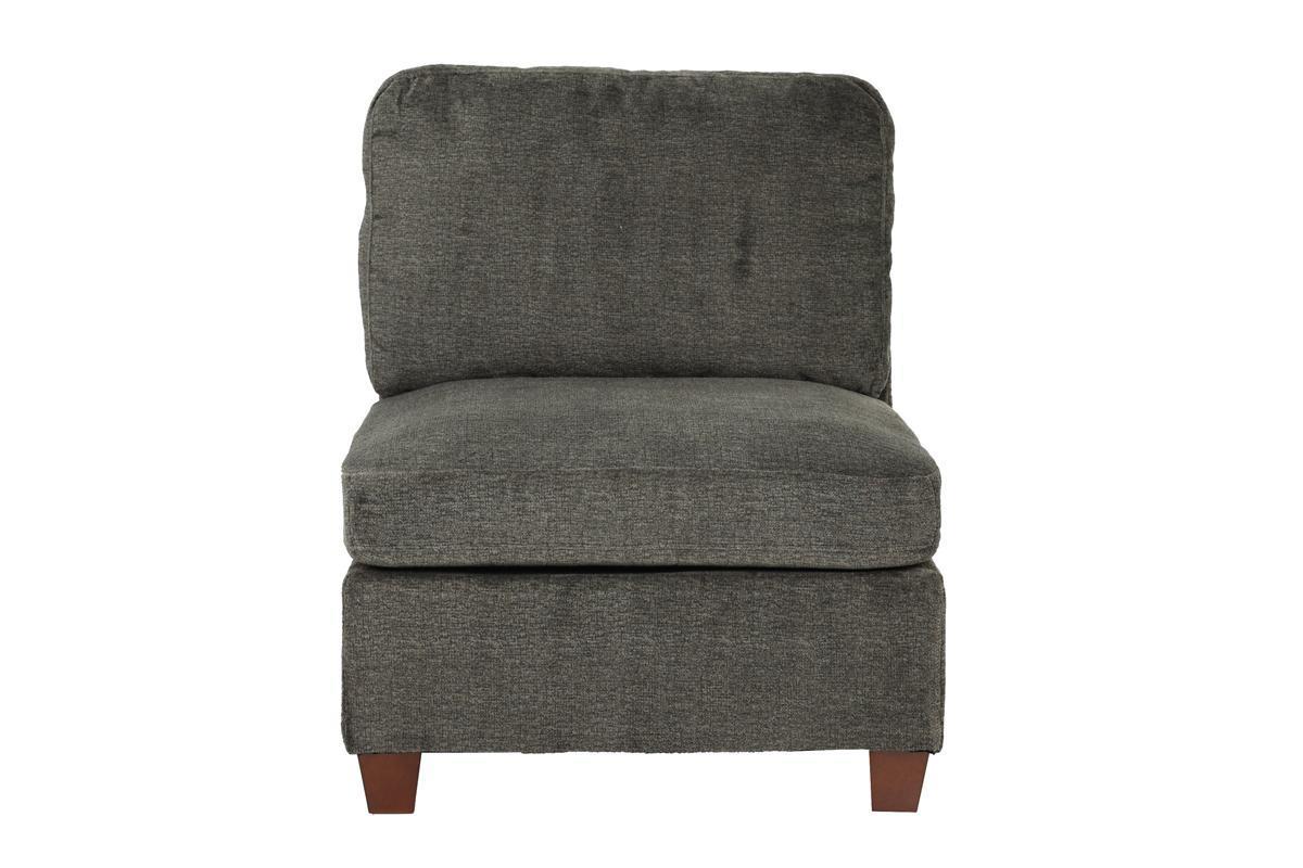 Grey Chenille Modular Sofa Set 6pc