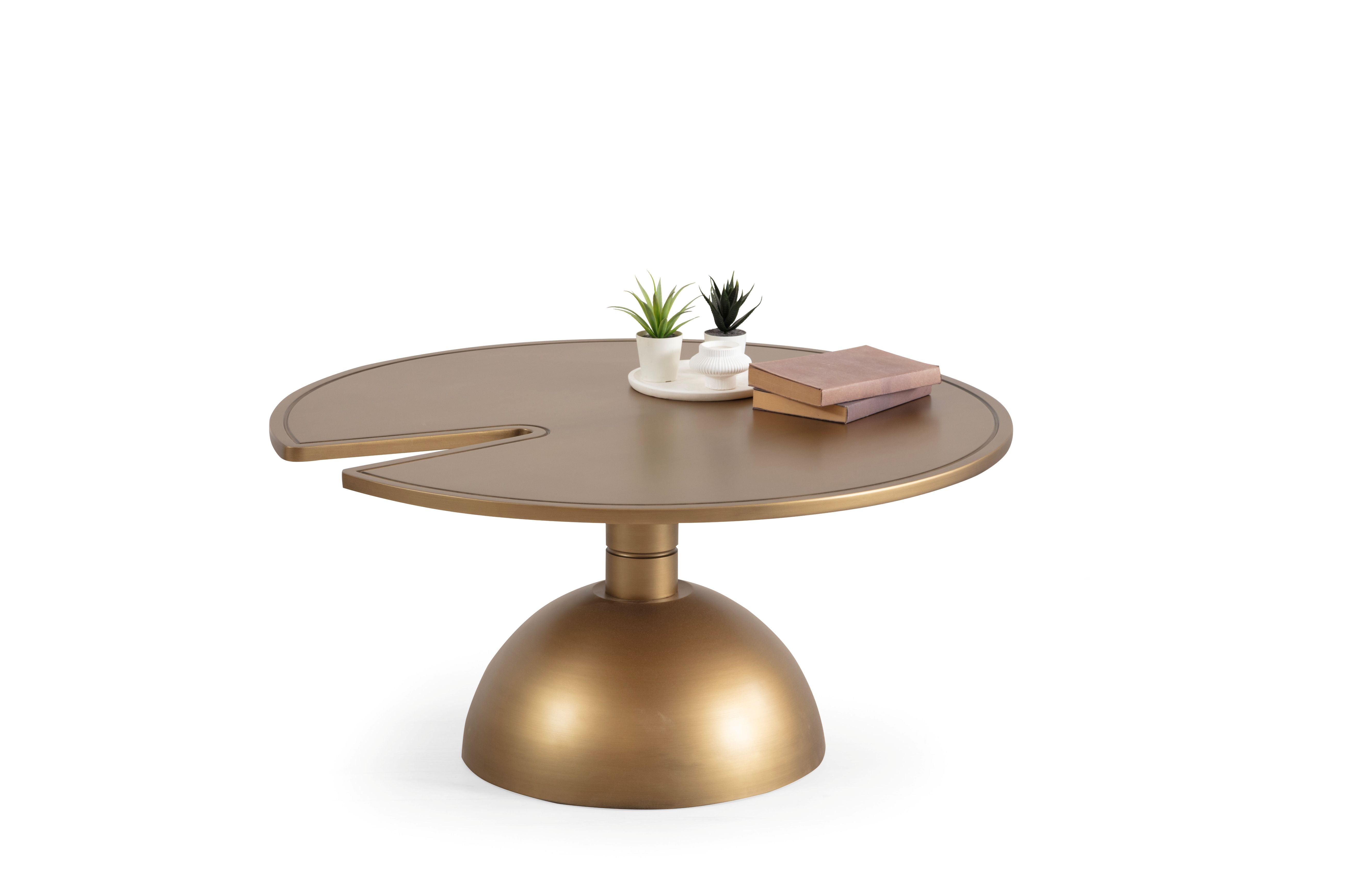 Gold 2-Piece Coffee Table Set, view 5