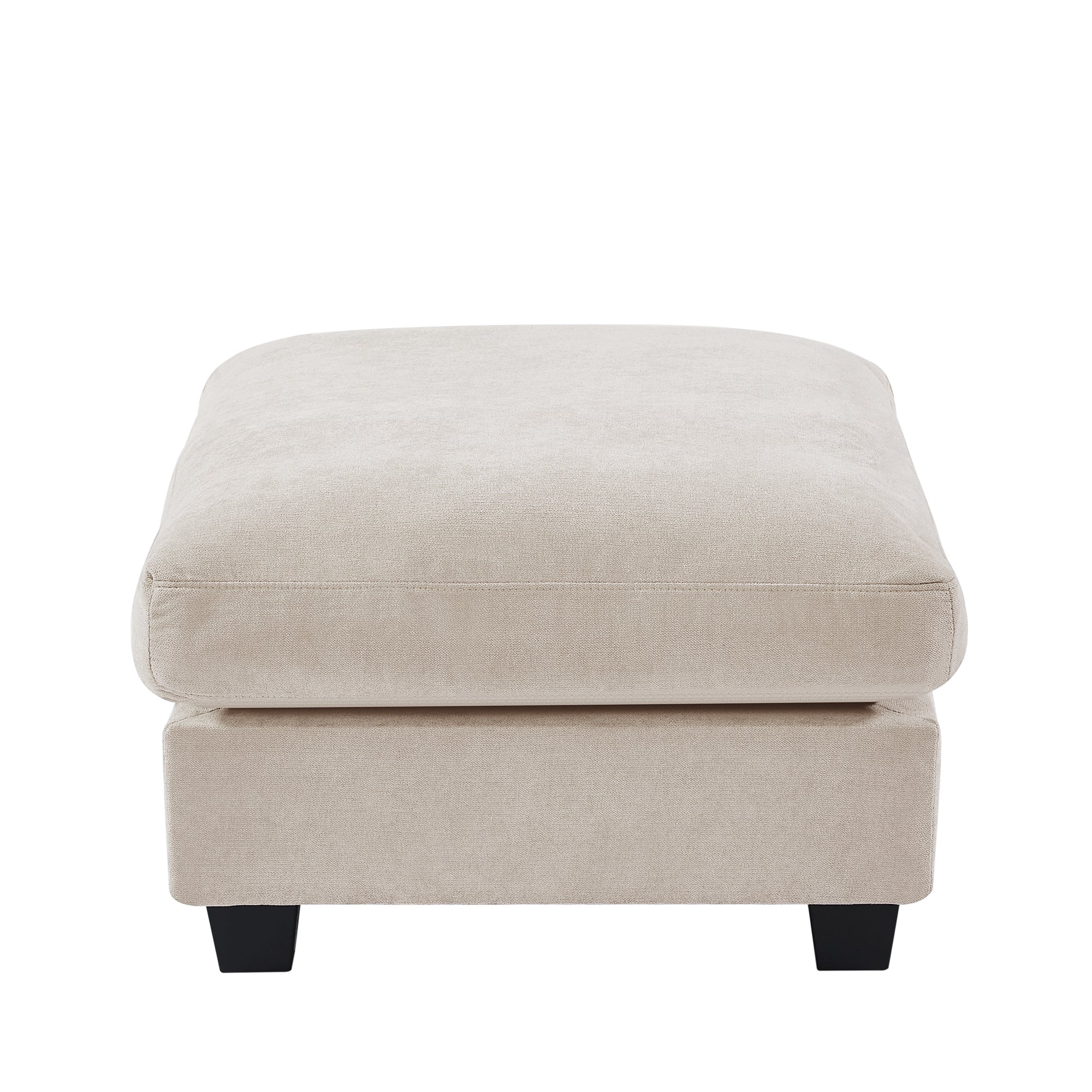 U_Style Modern Large L-Shape Feather Filled Sectional Sofa,  Convertible Sofa Couch with Reversible Chaise for Living Room