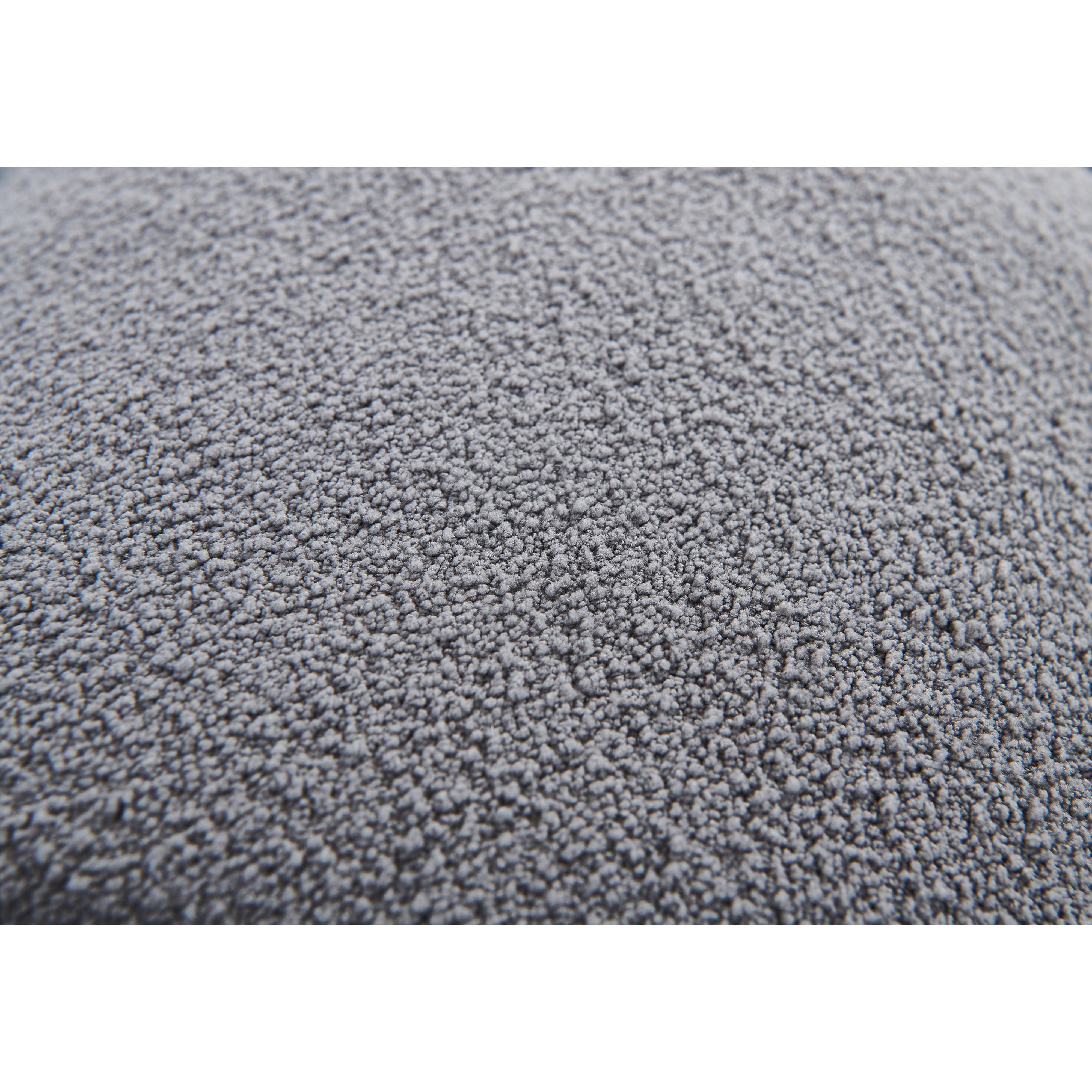 Bubbles Gray Teddy Fabric Platform Bed, view 8