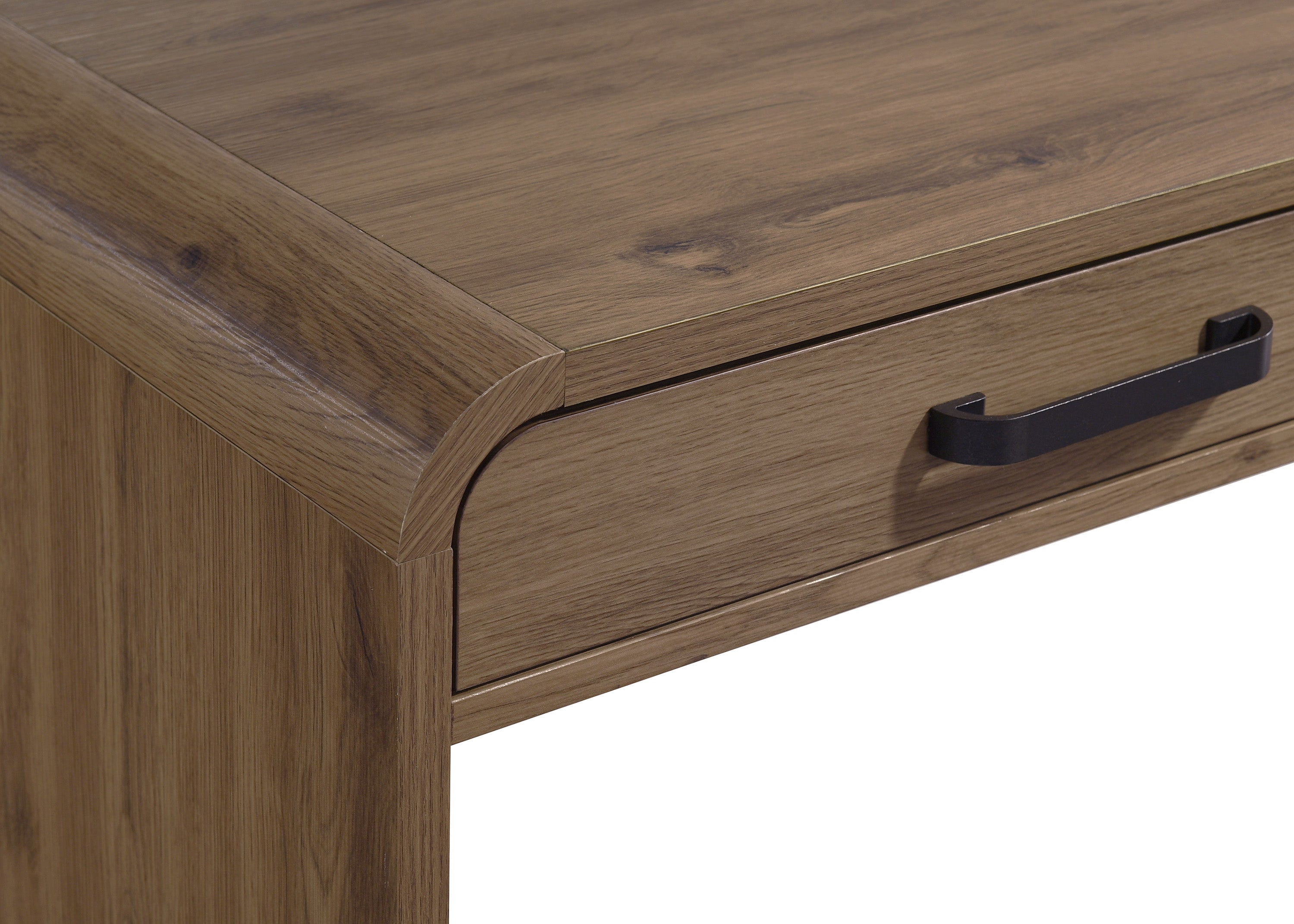 Nyomi Light Brown Writing Desk, view 3