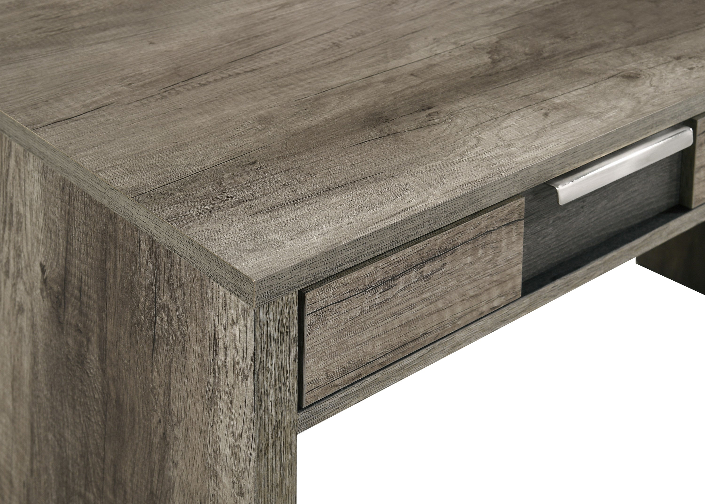 Rangley Gray and Brown Writing Desk, view 4