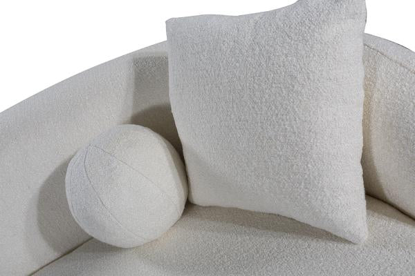 BONITA IVORY BOUCLE SOFA