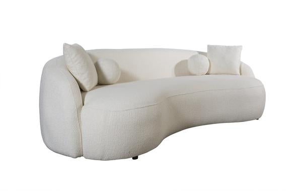 BONITA IVORY BOUCLE SOFA