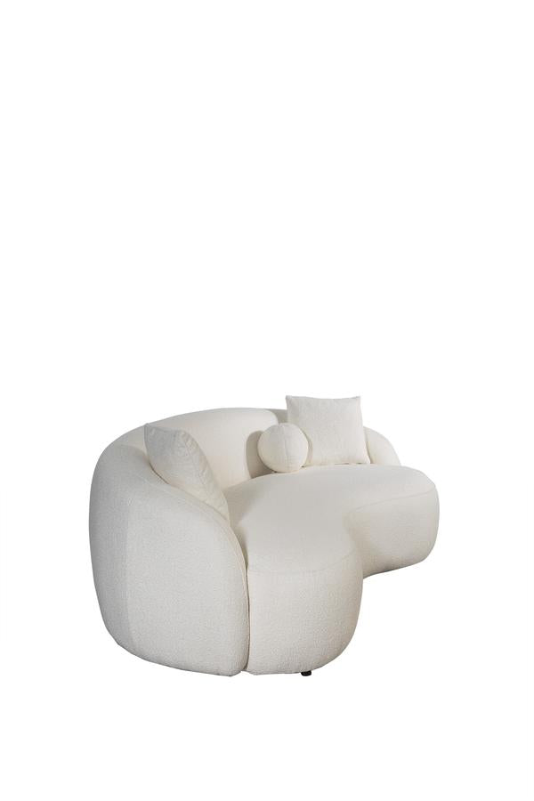 BONITA IVORY BOUCLE SOFA