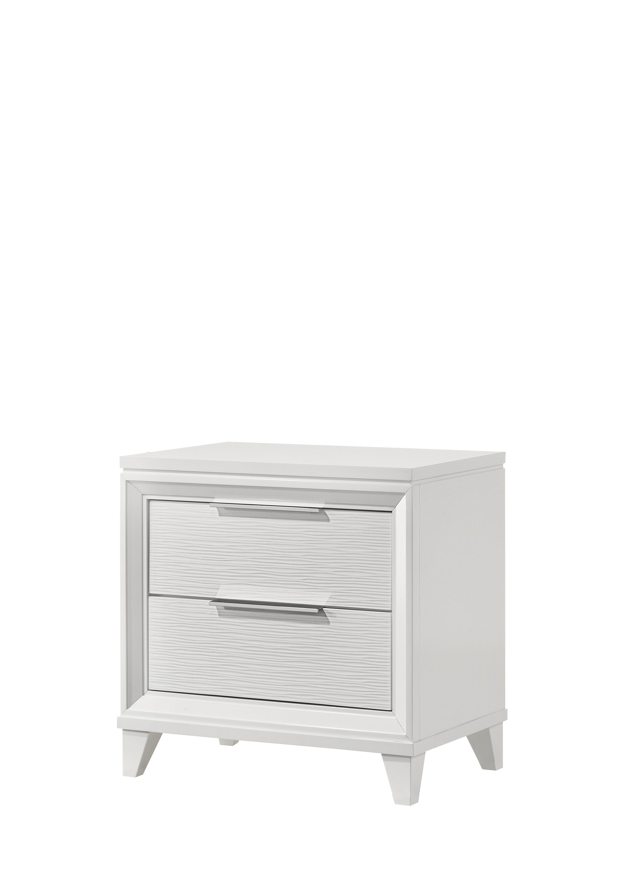 Cressida White 2-Drawer Nightstand