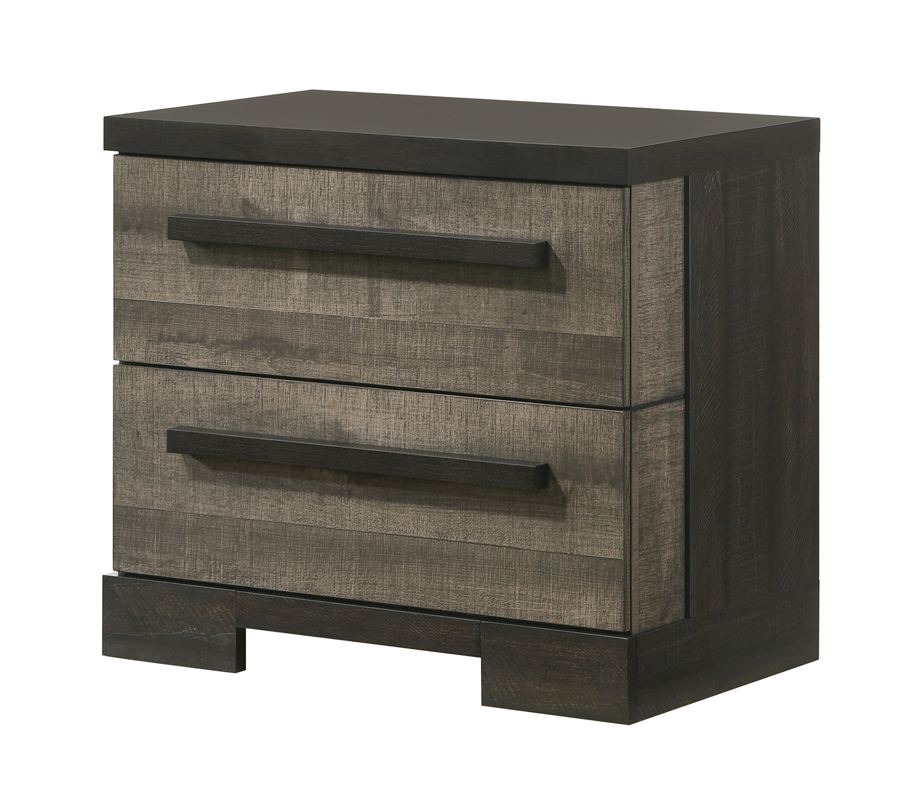 Remington Gray and Ebony Nightstand