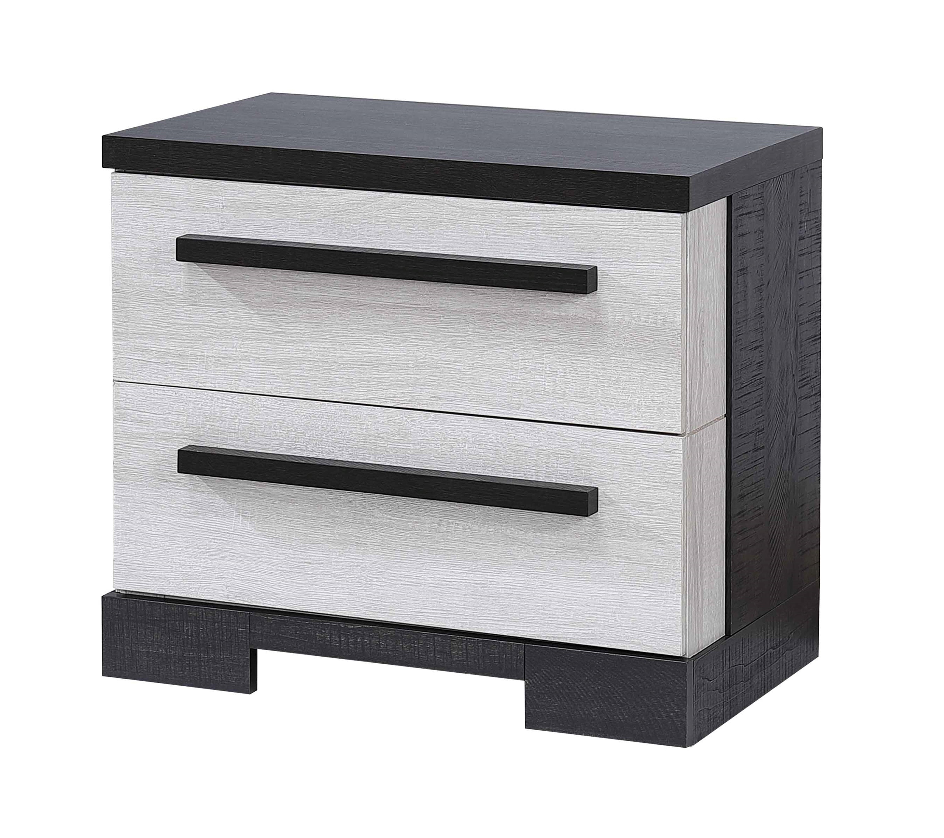 Remington Chalk and Ebony Nightstand