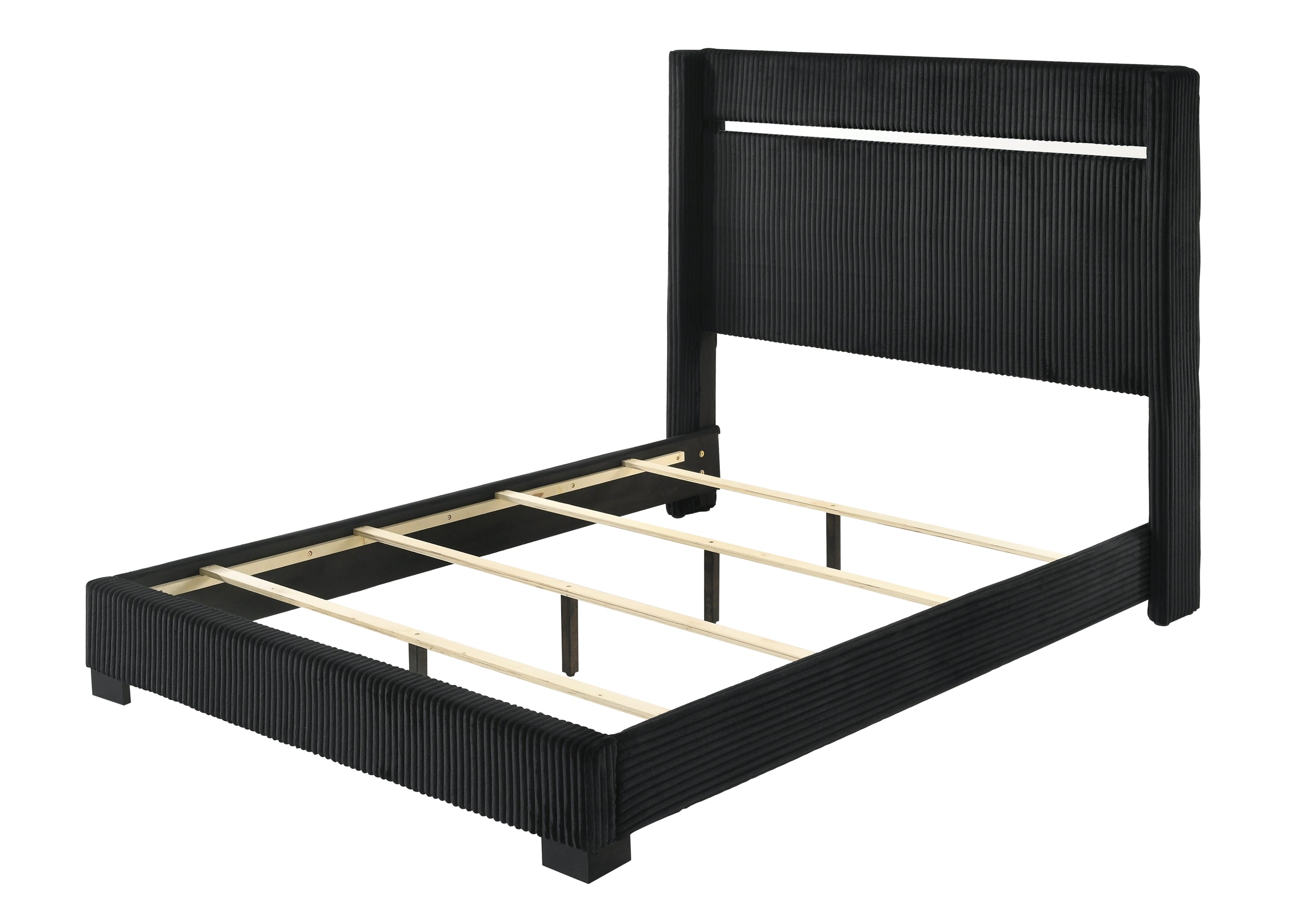 Gennro Black Bed