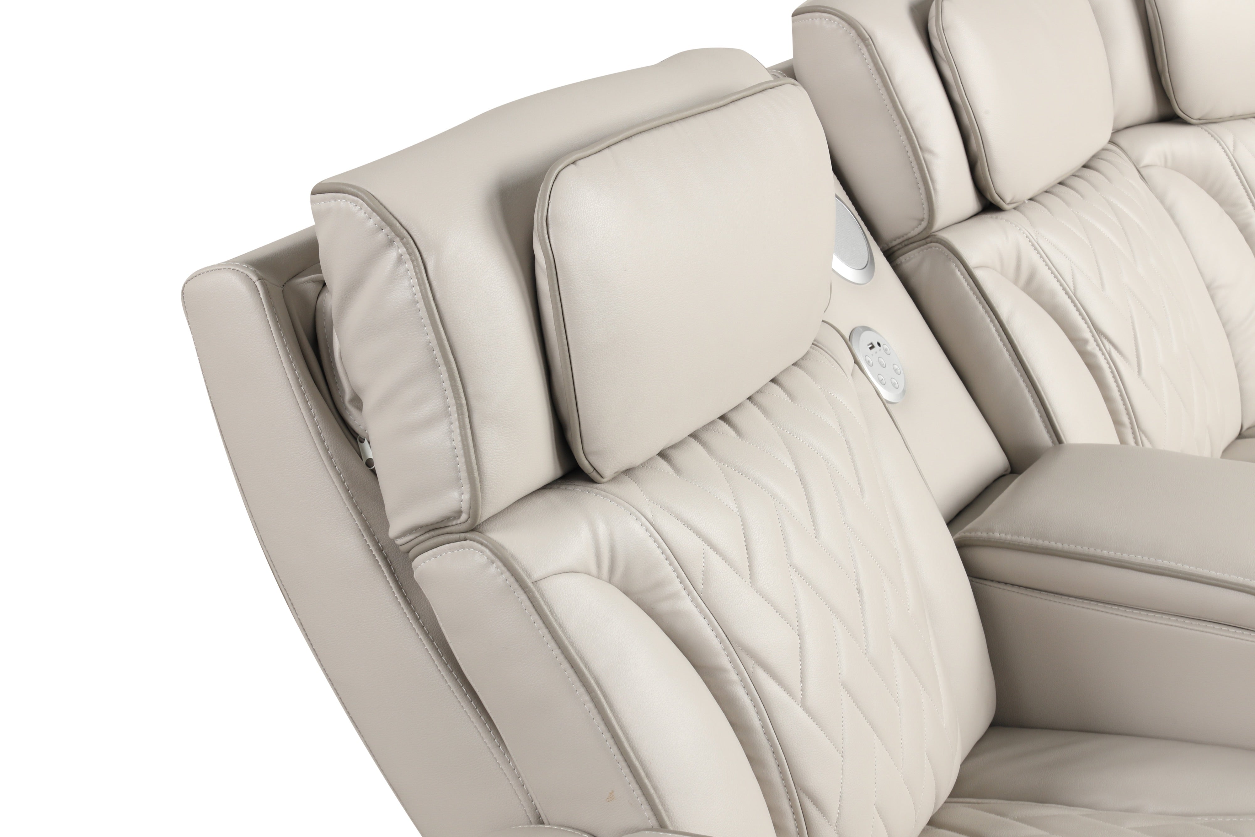Spain Sand Power Reclining Sectional with Power Headrests, view 4