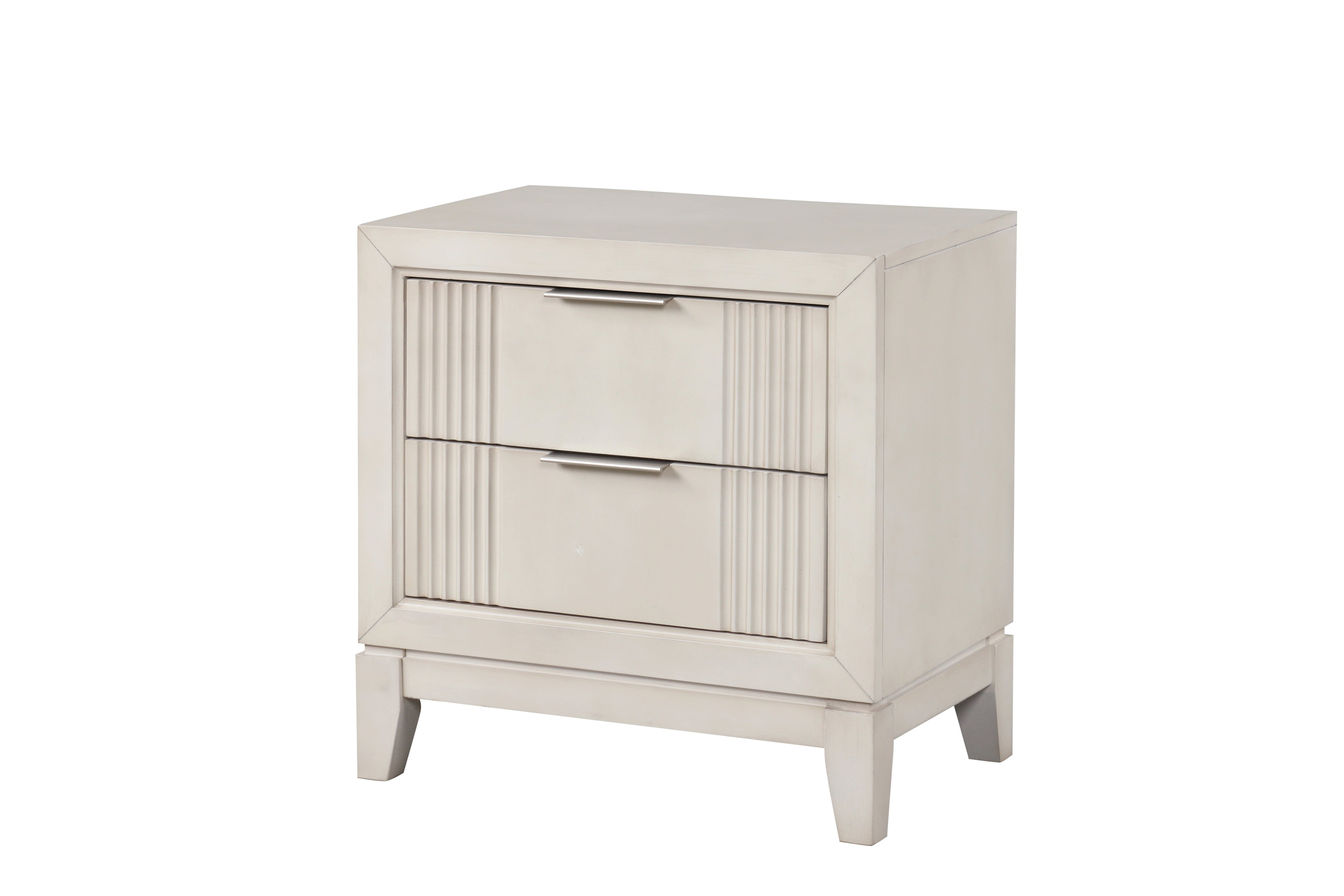 Uptown Cream King Bedroom Set with LED Headboard, view 4