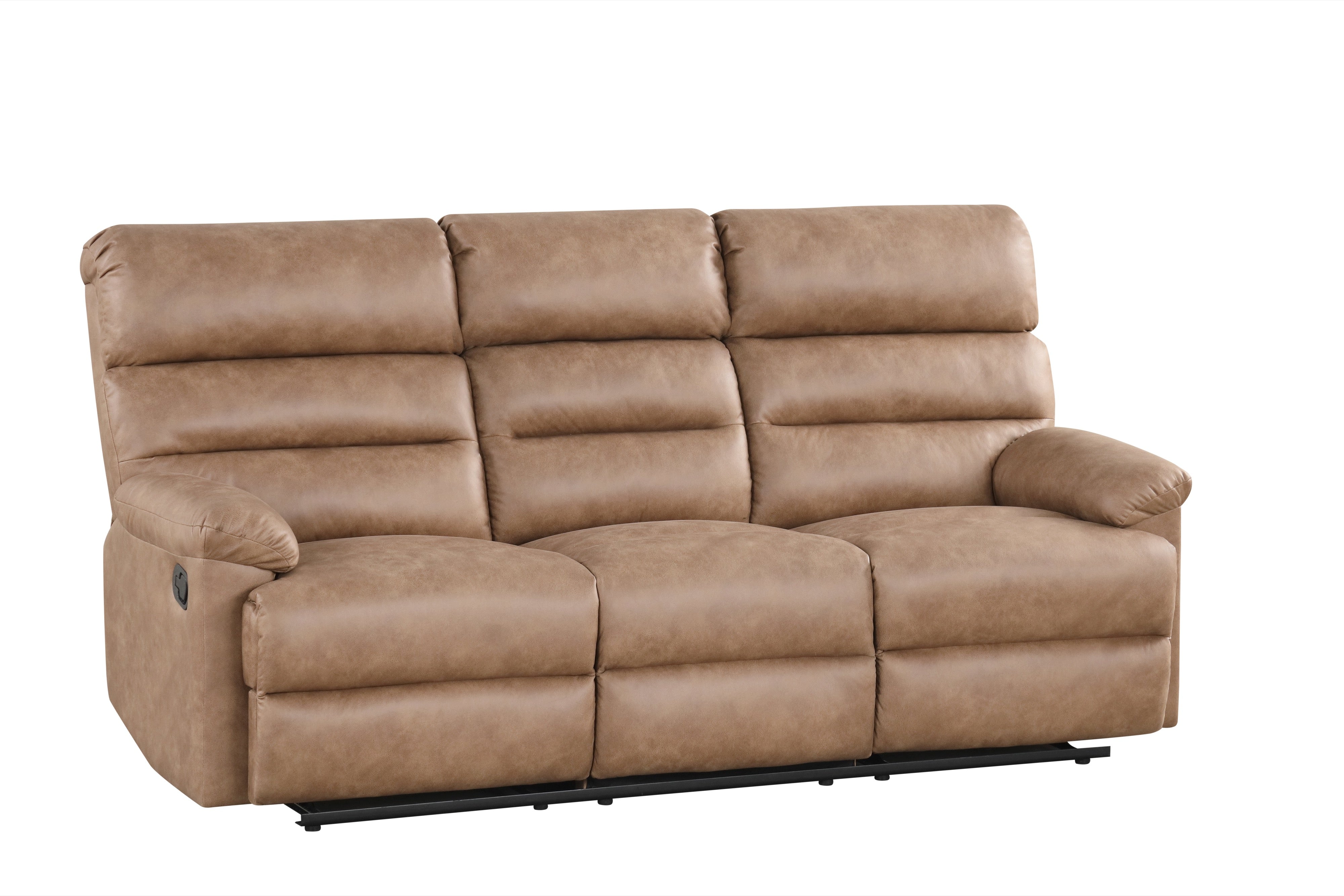 Albert Saddle Palomino Fabric 3-Piece Reclining Set, view 2