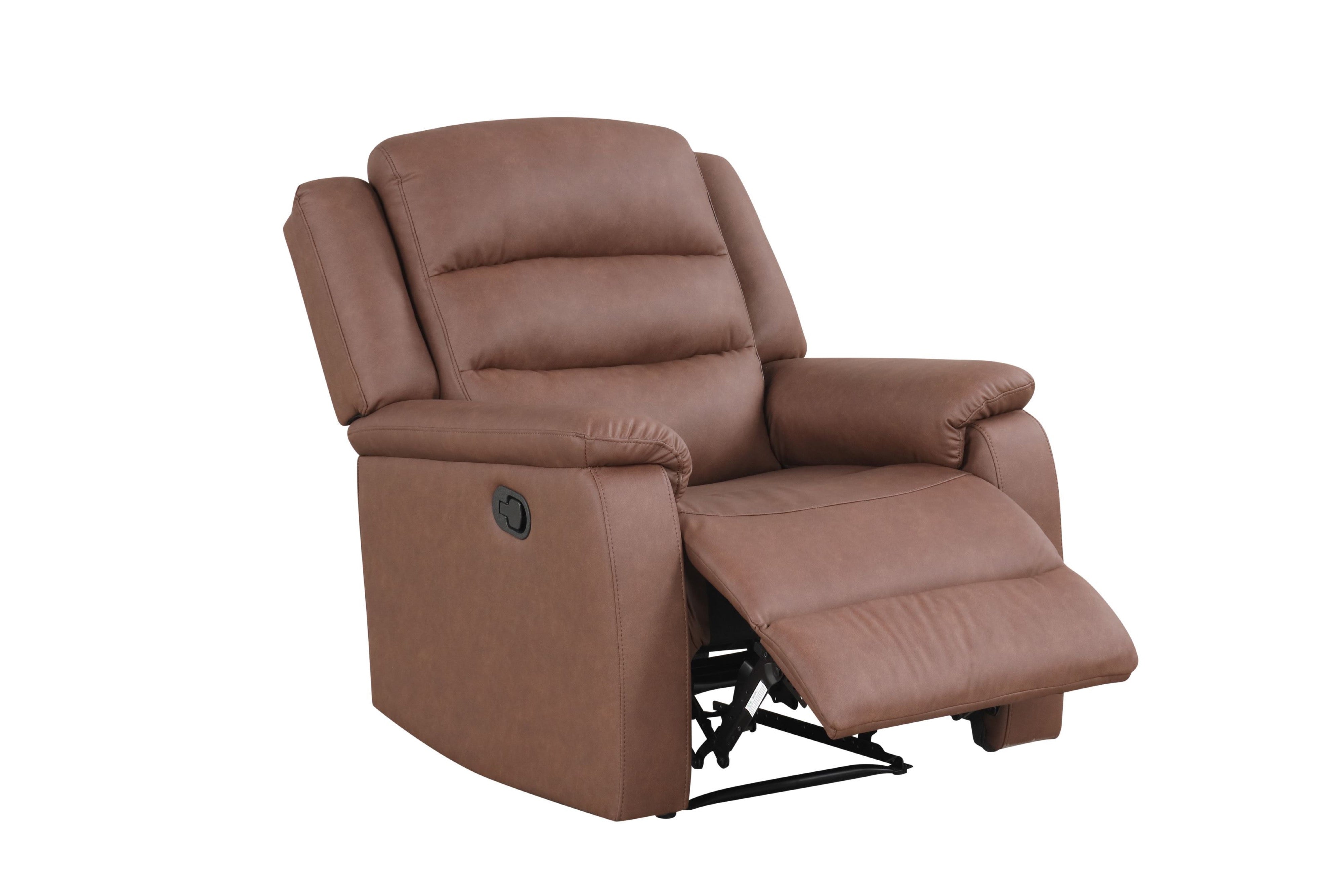 Hope Brown Polyester 3-Piece Reclining Set, view 4