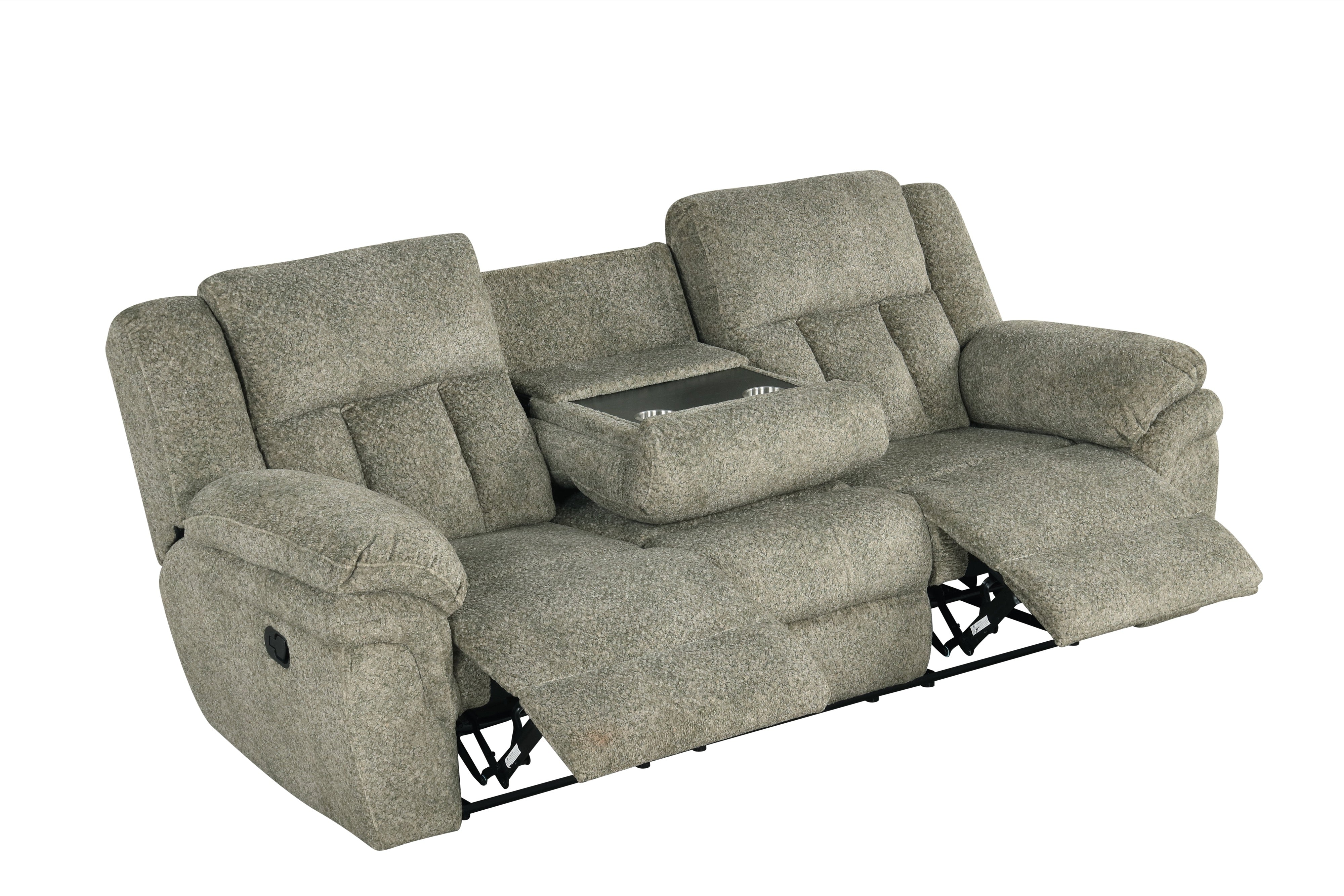 Dallas Sage Plush 3-Piece Reclining Set, view 3