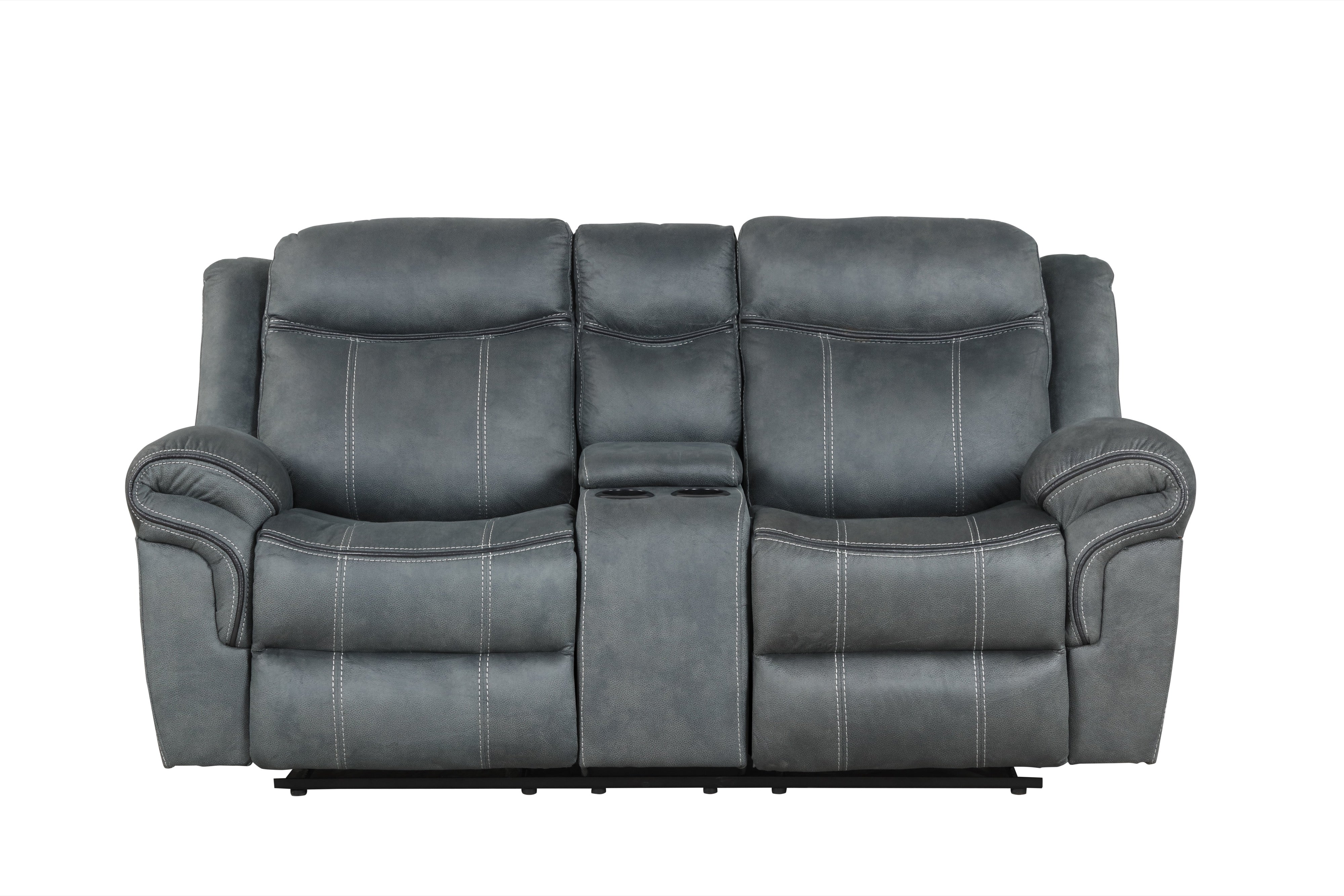 Andres Gray Palomino 3-Piece Reclining Set, view 4