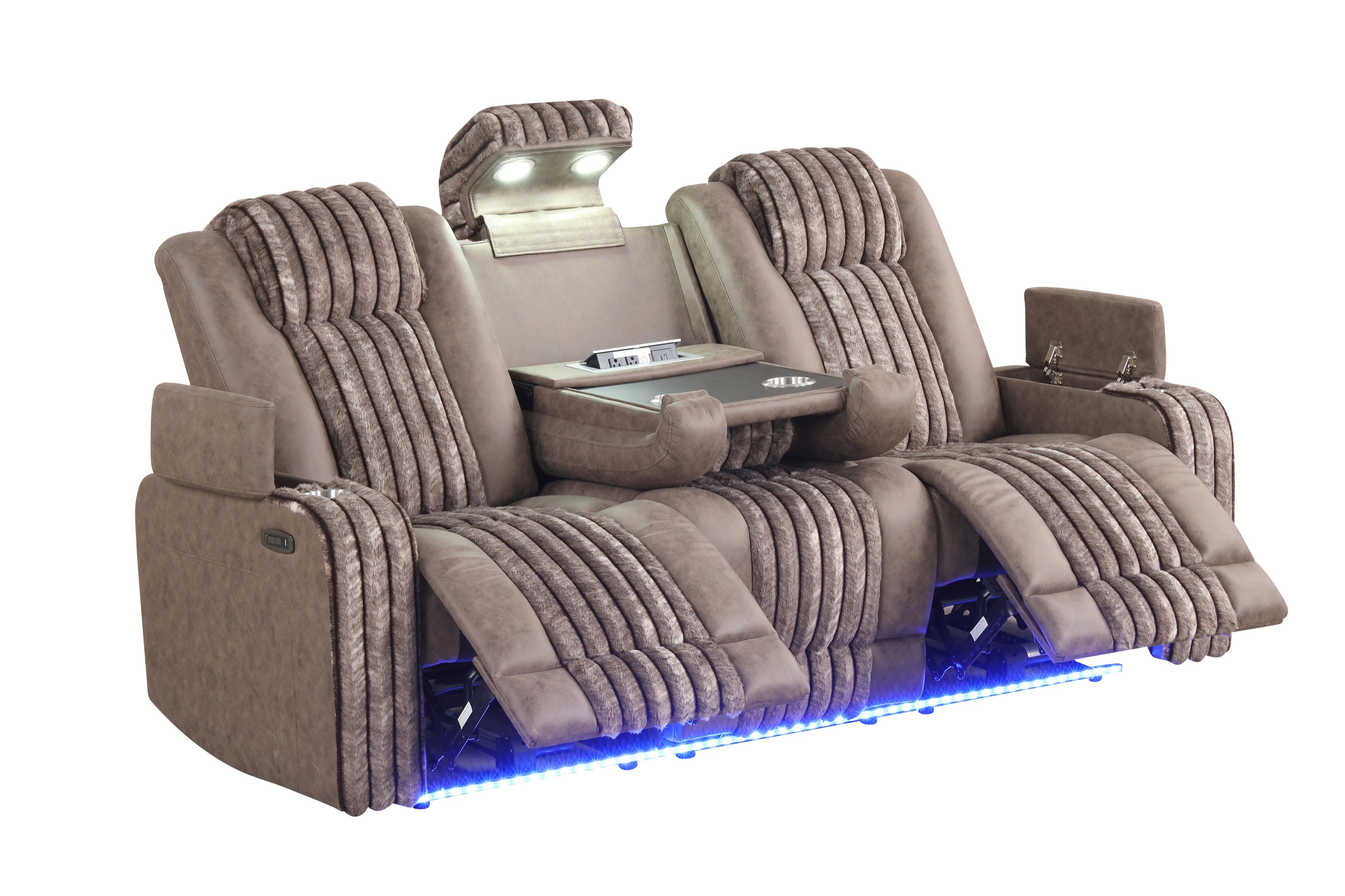 Classic Power Reclining 3-Piece Set with Bluetooth Speaker