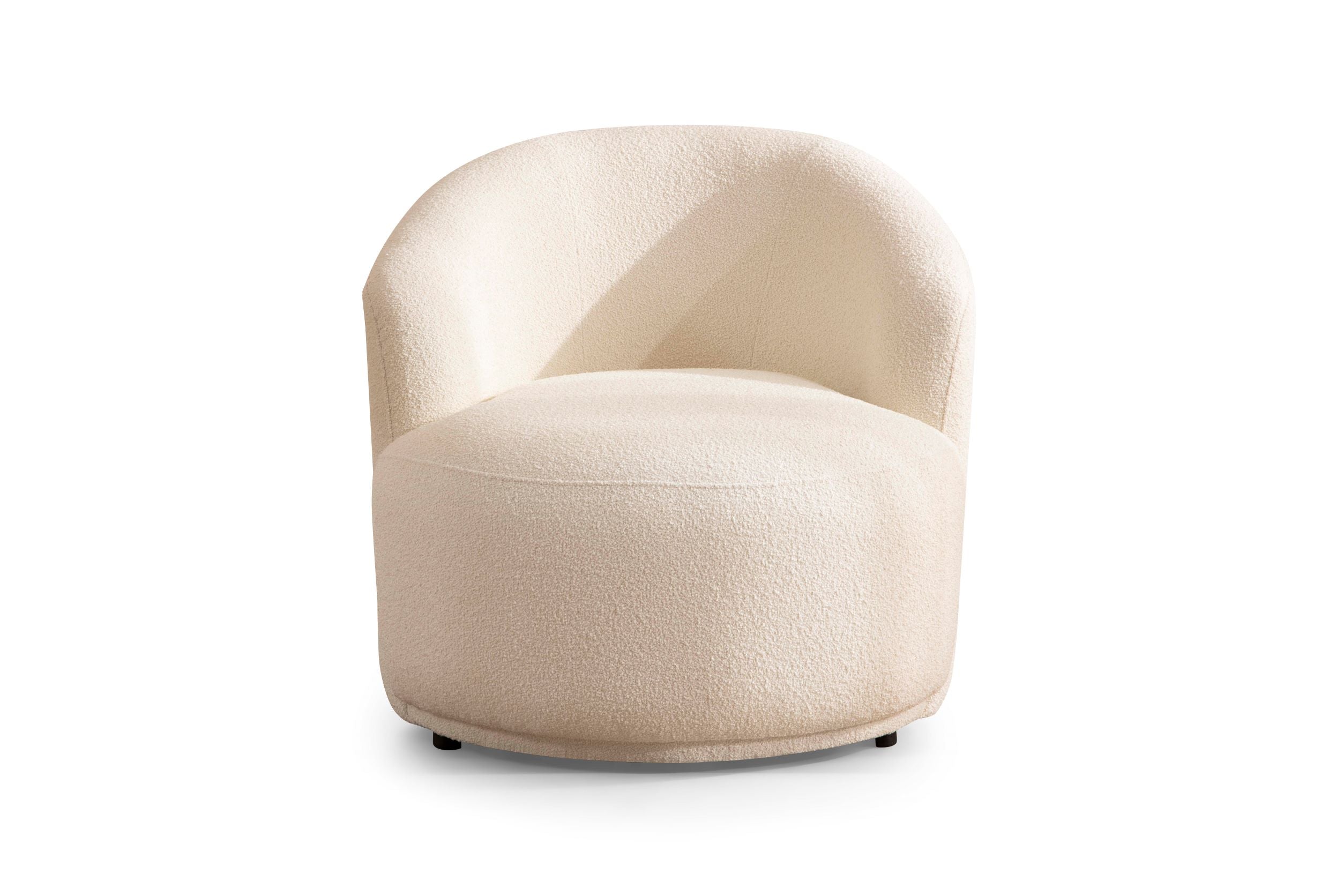 Bonita Ivory Boucle Accent Chair, view 2
